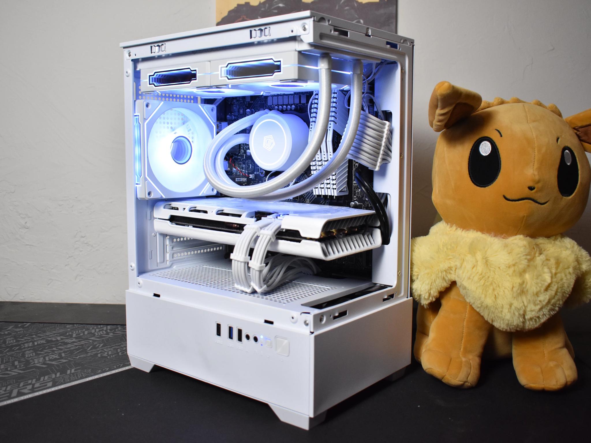 All-White Gaming PC | 13th Gen Intel | RX 5700 | 16GB RAM | AIO | ARGB | WiFi