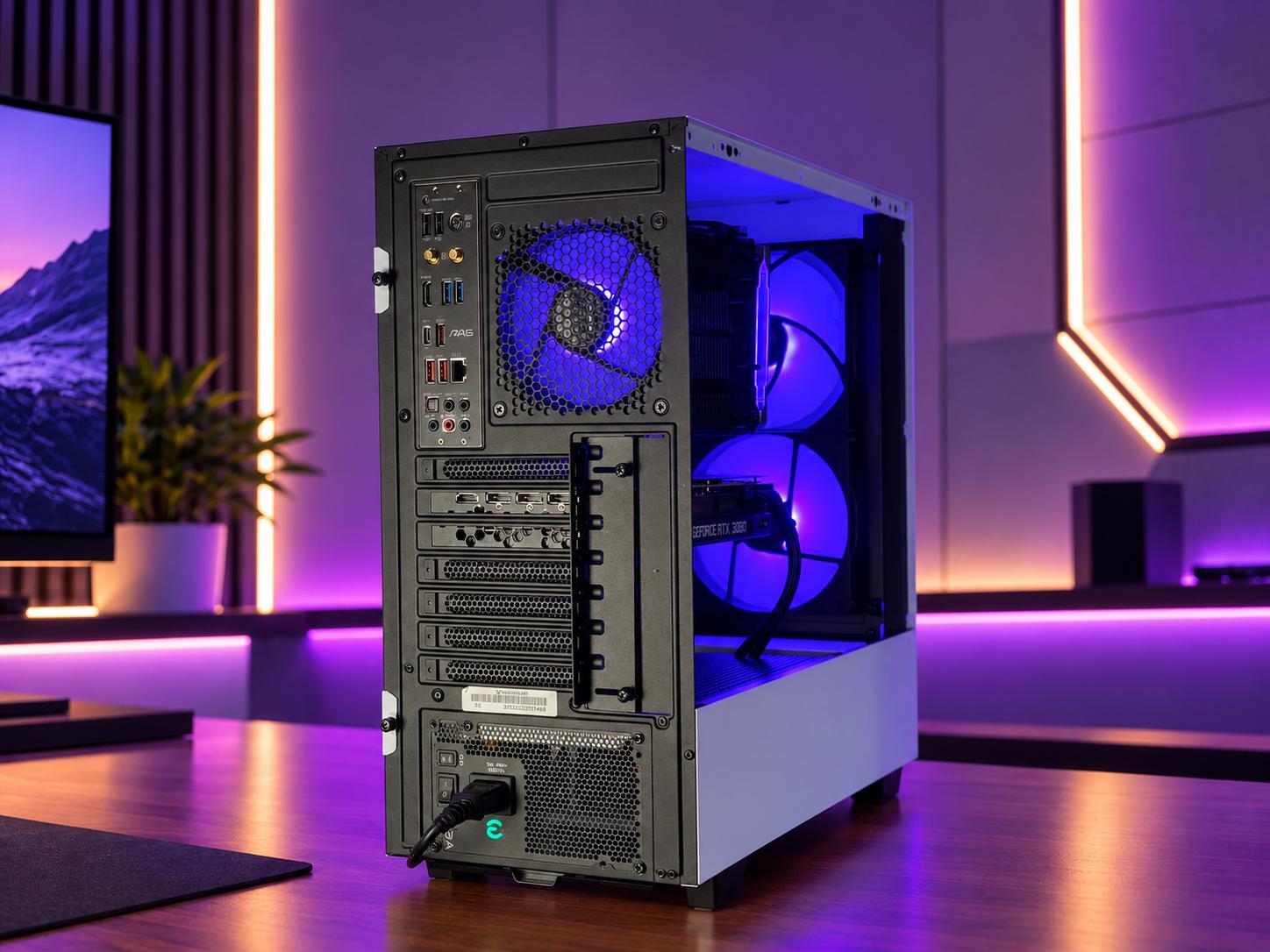🌠SUPERNOVA Gaming PC | RTX 3080 | Ryzen 7 5800x | 32GB RAM | 500GB NVME+1TB SATA SSD | FREE SHIP