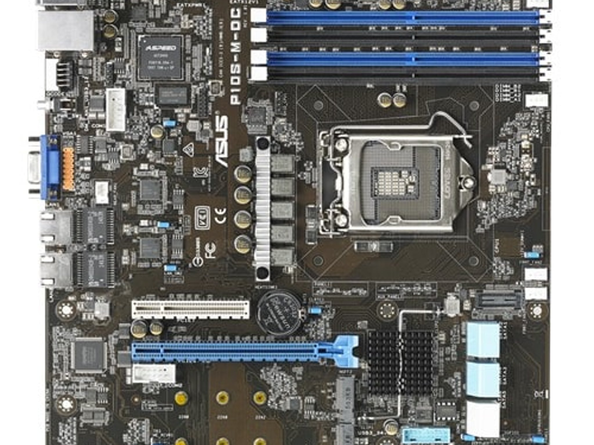 ASUS P10S-M-DC Intel C232 1151 LGA U ATX M.2 Desktop Motherboard A