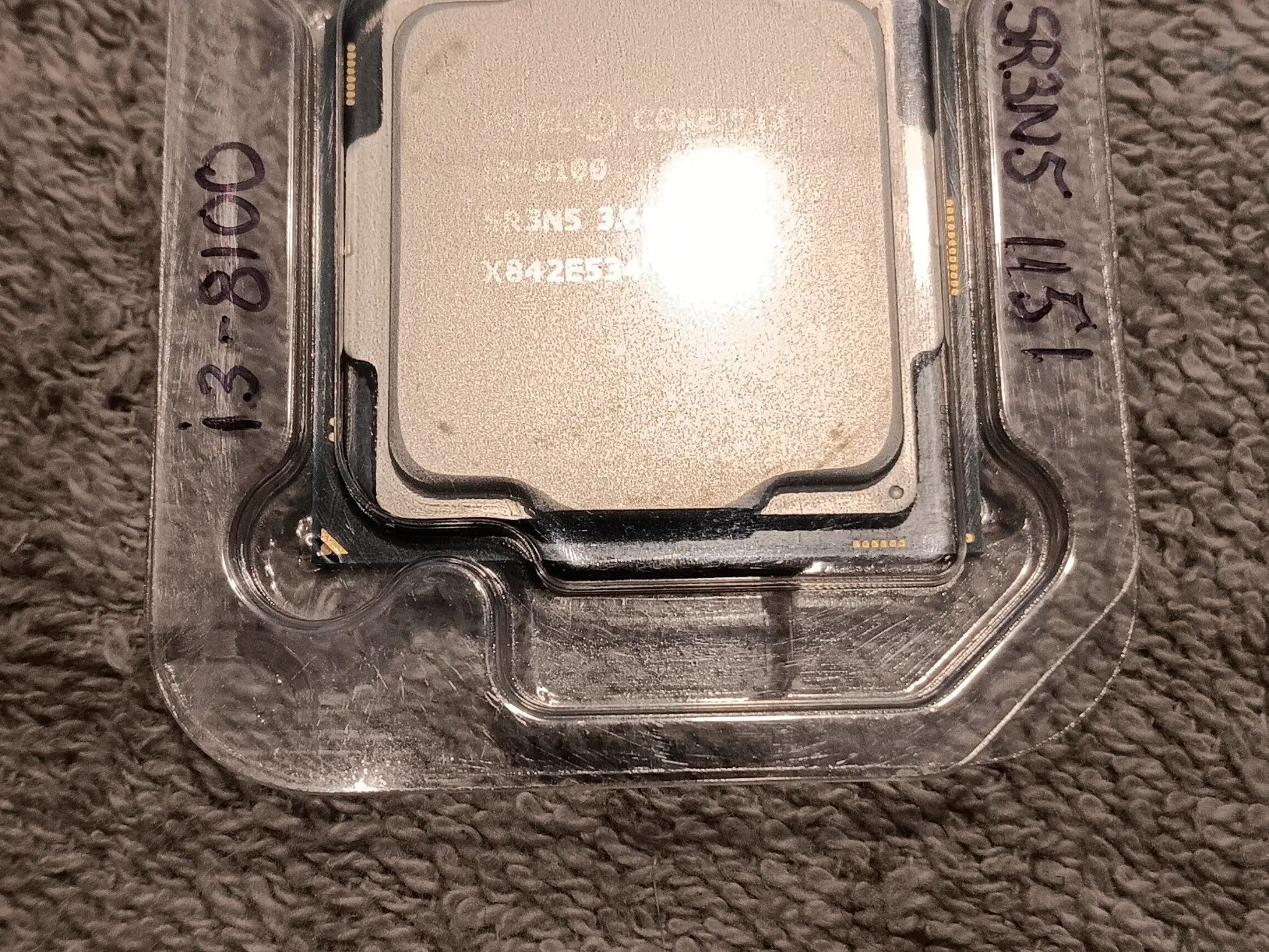 Intel Core i3-8100 SR3N5 3.6GHz 4 Core Processor