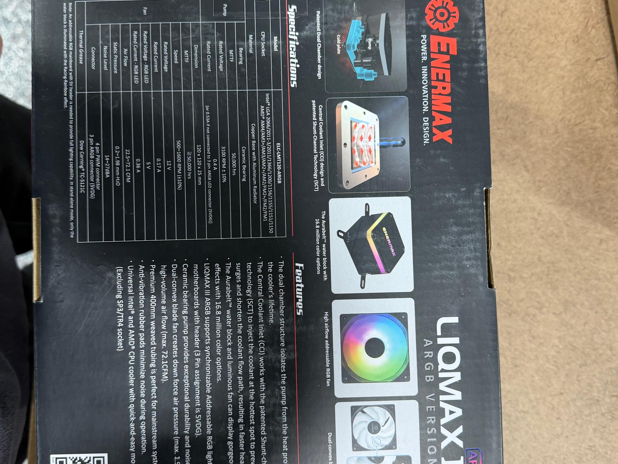 Enermax Liqmax III ARGB 120mm