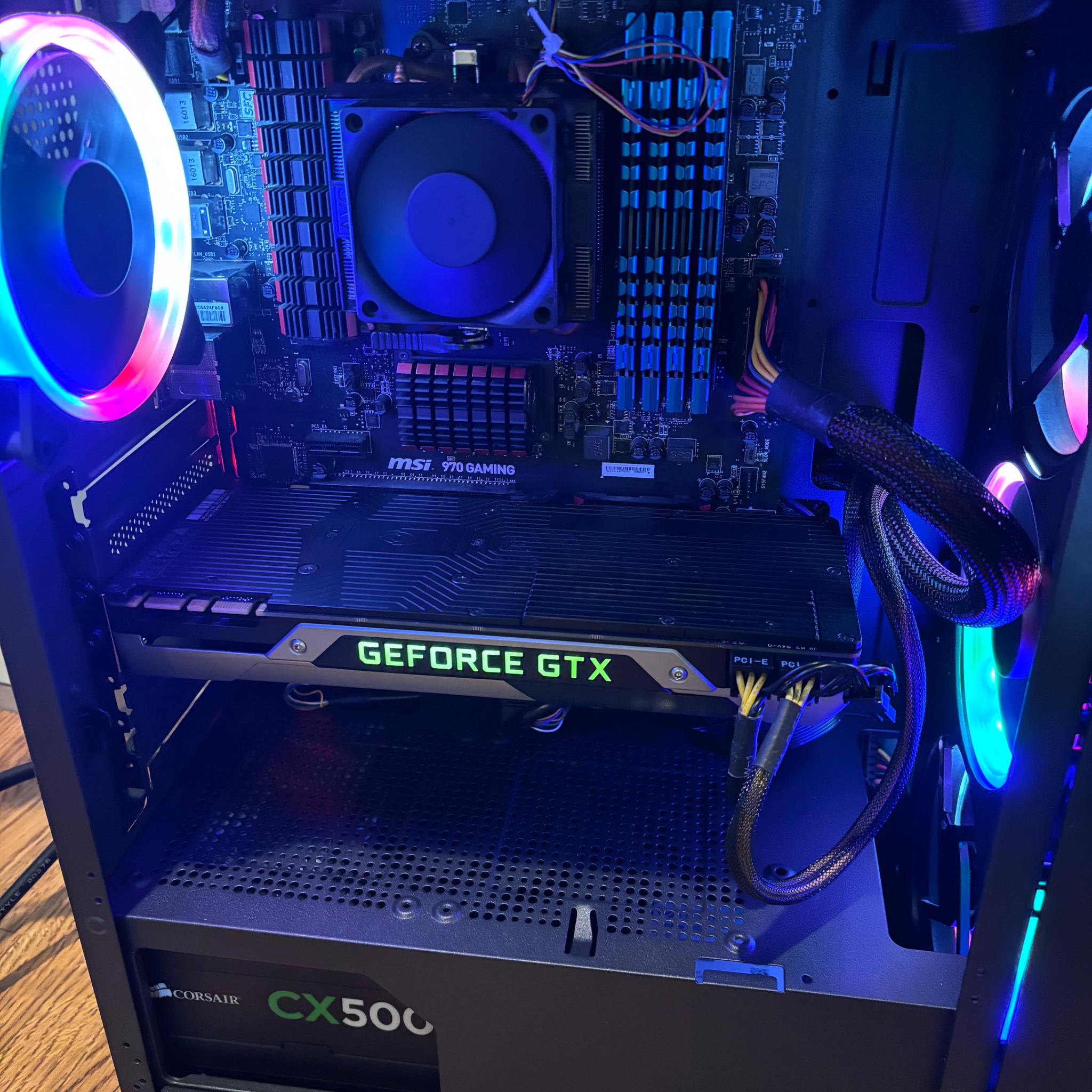 NEW YEAR DEAL! 🎉🎊 Black Low-Mid Tier Gaming PC.