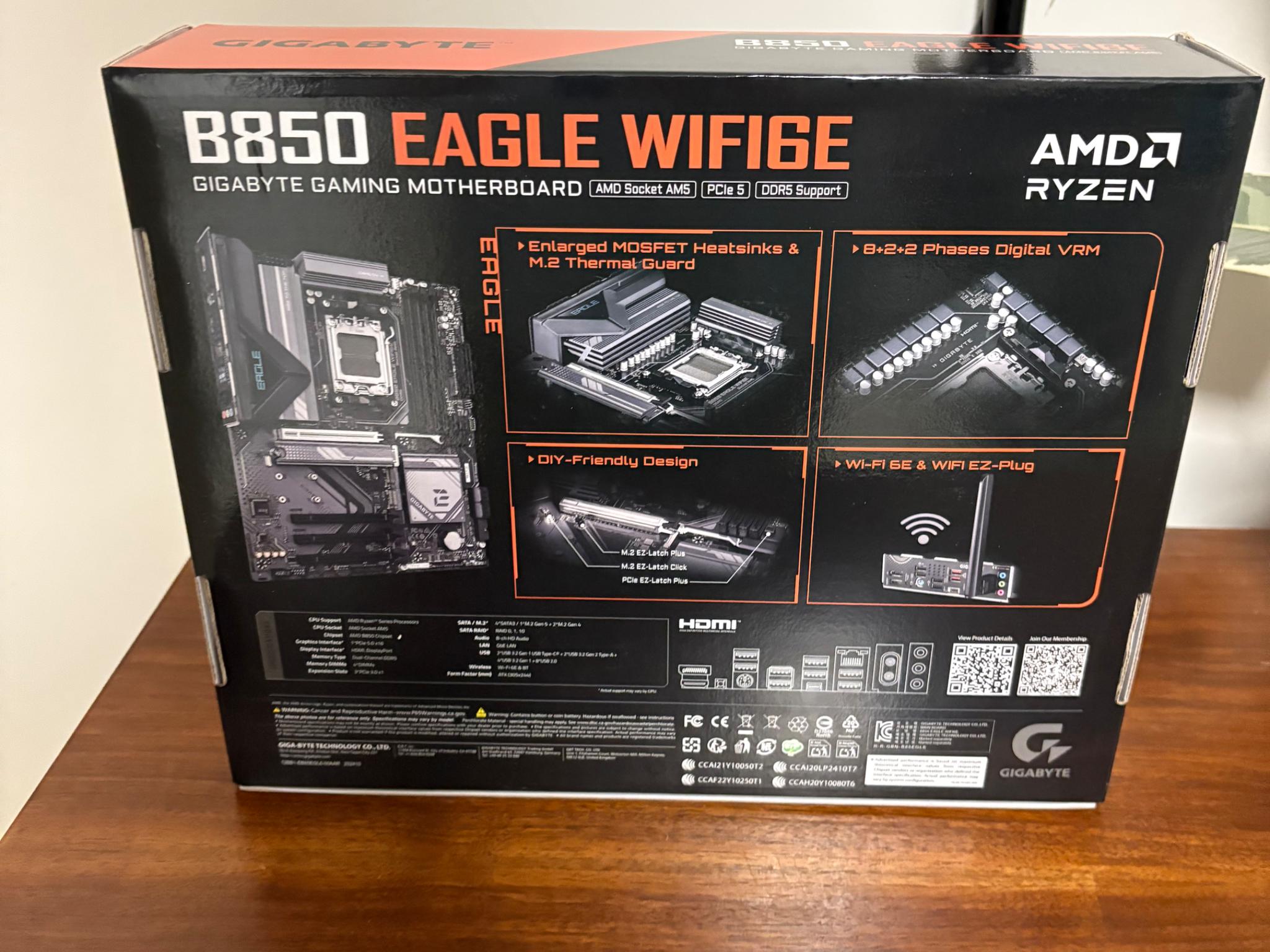 B850 / 7600X / 32GB 6000MHZ CL36