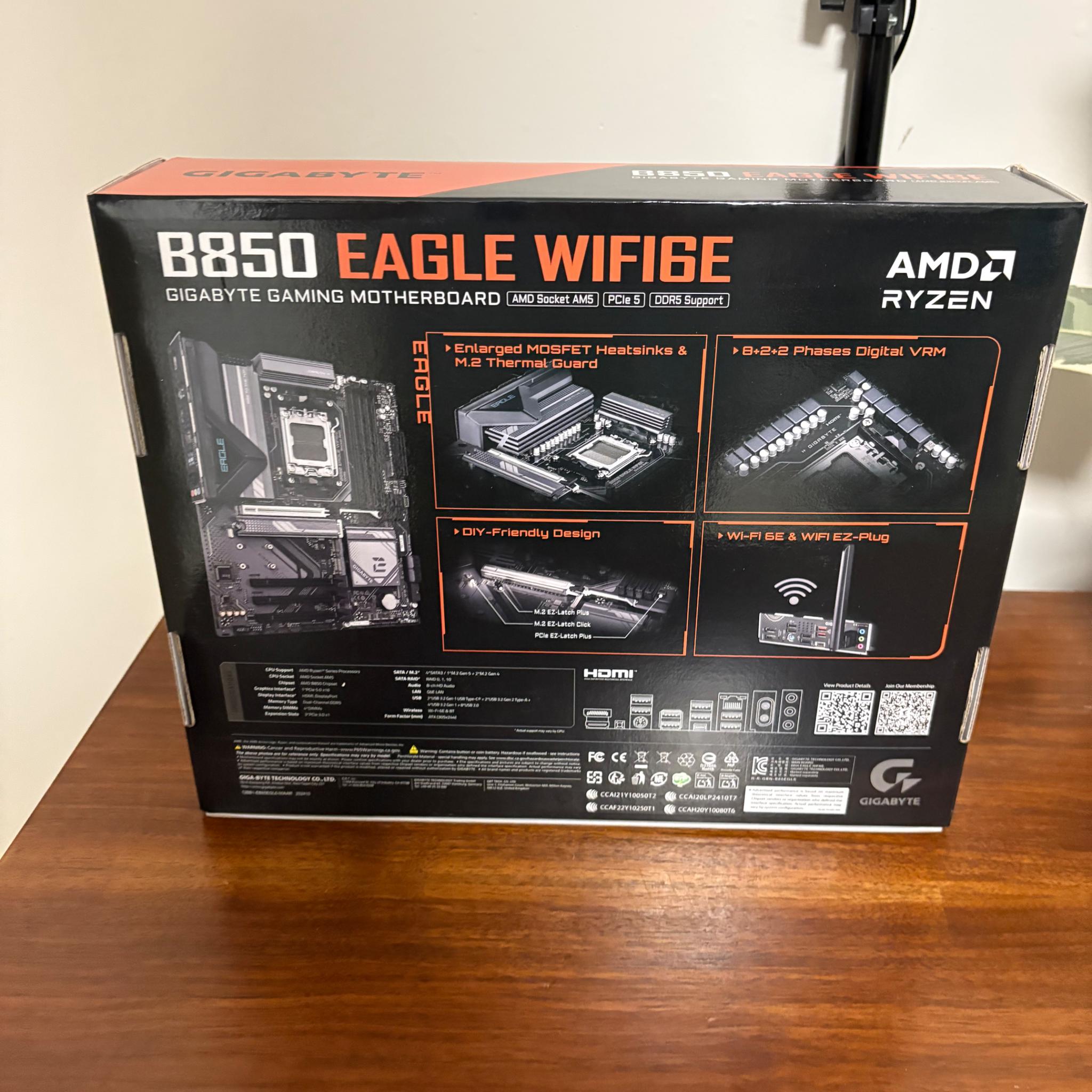 B850 / 7600X / 32GB 6000MHZ CL36