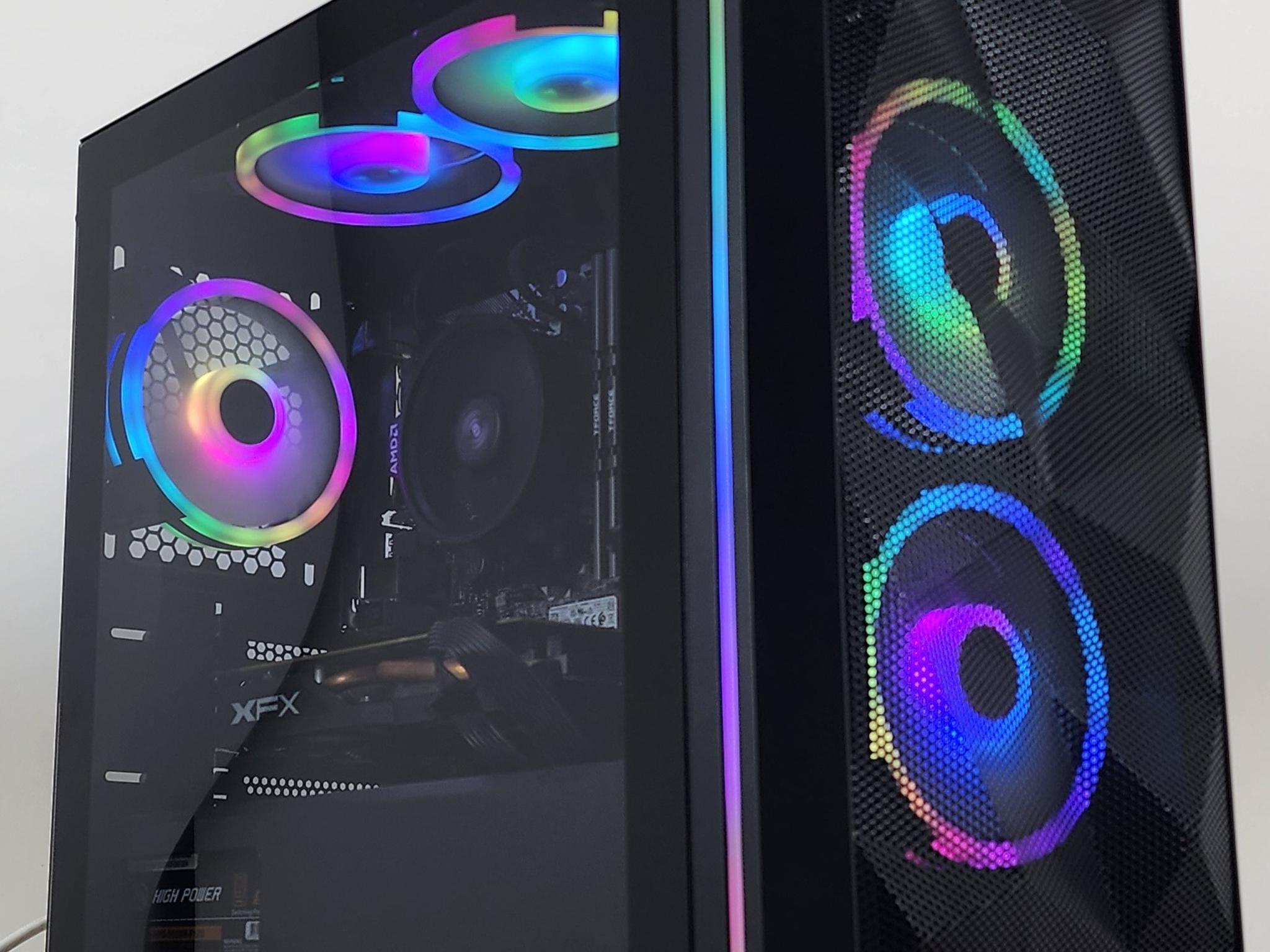 Gaming PC Ryzen 3 2300X 16GB RAM 256GB SSD + 1TB HDD RX 470 8GB Win11 Computer