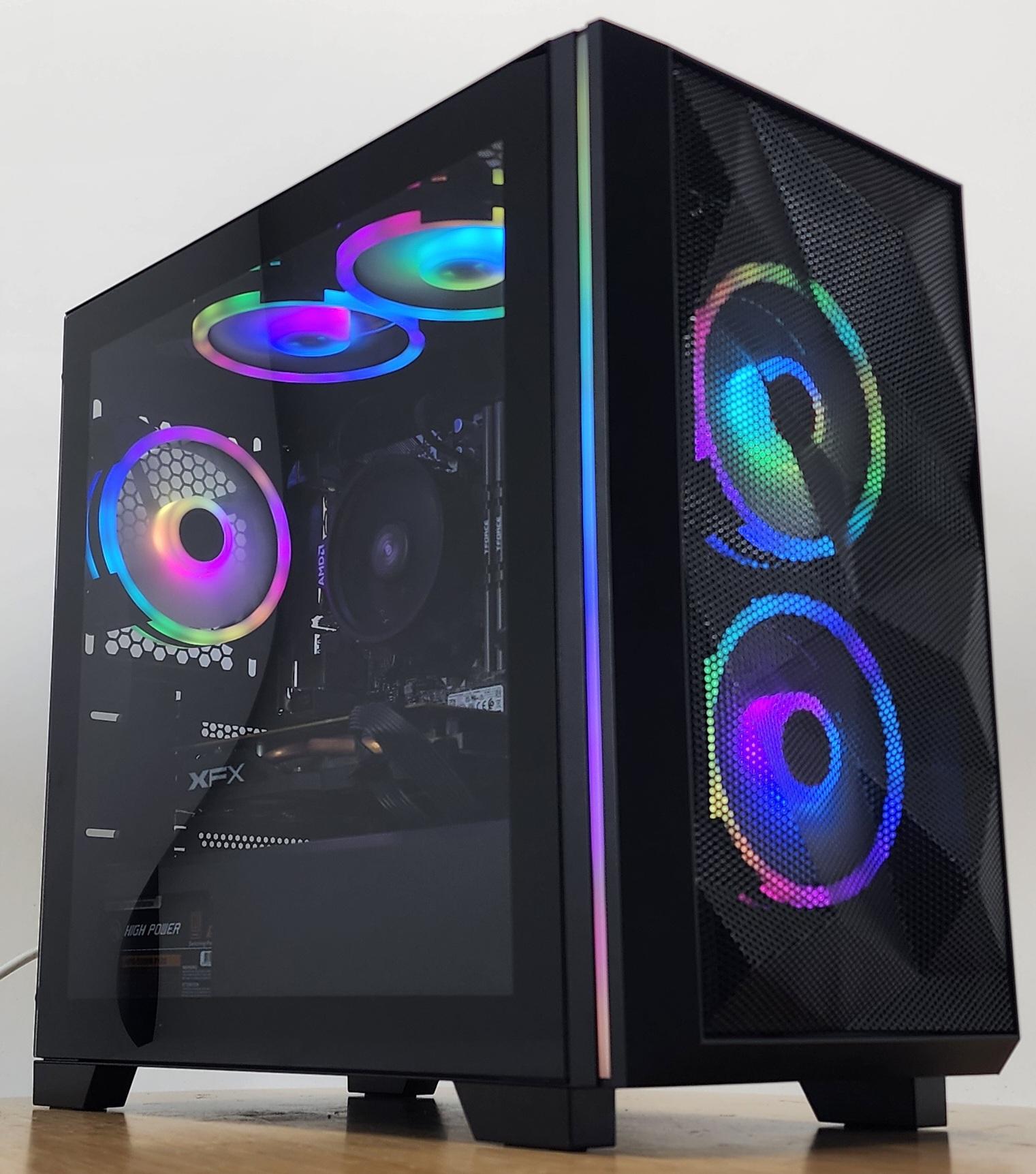 Gaming PC Ryzen 3 2300X 16GB RAM 256GB SSD + 1TB HDD RX 470 8GB Win11 Computer