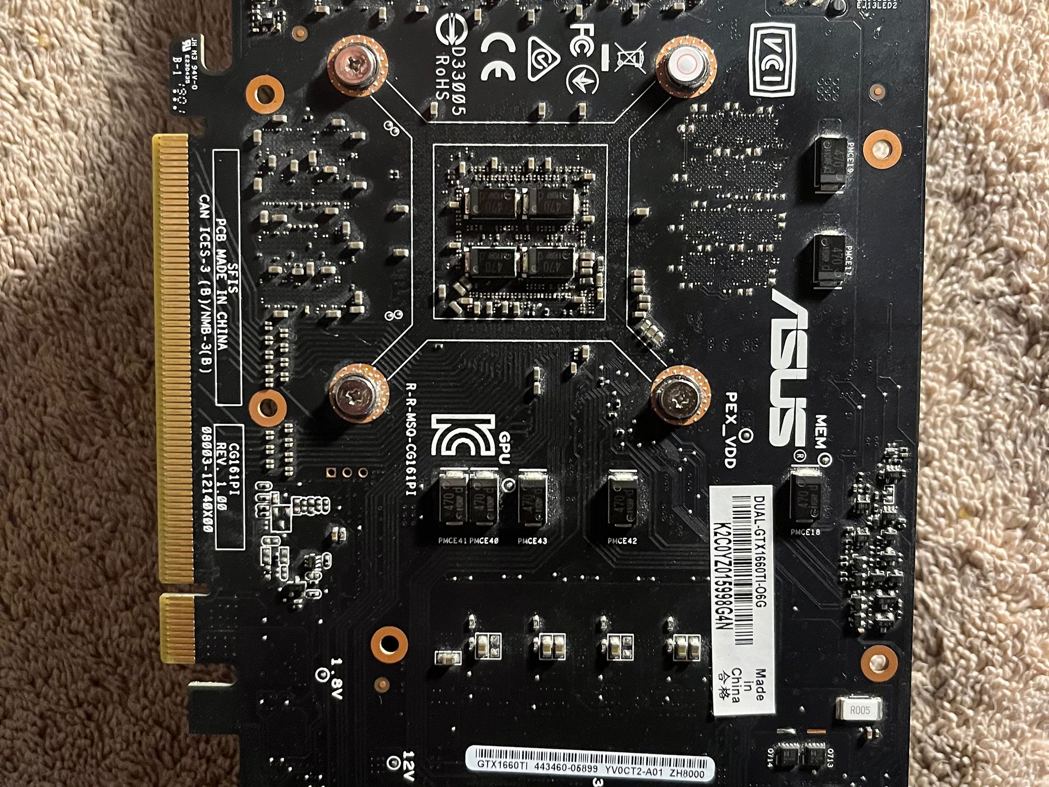 Asus GTX 1660 Ti 2019