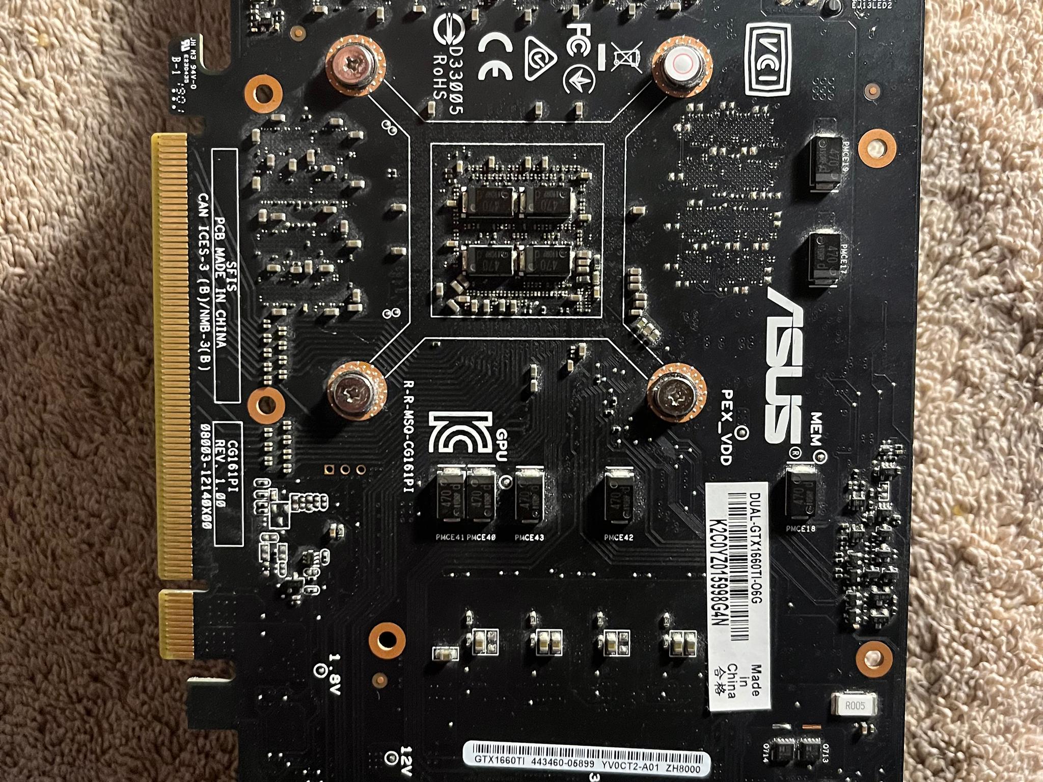 Asus GTX 1660 Ti 2019