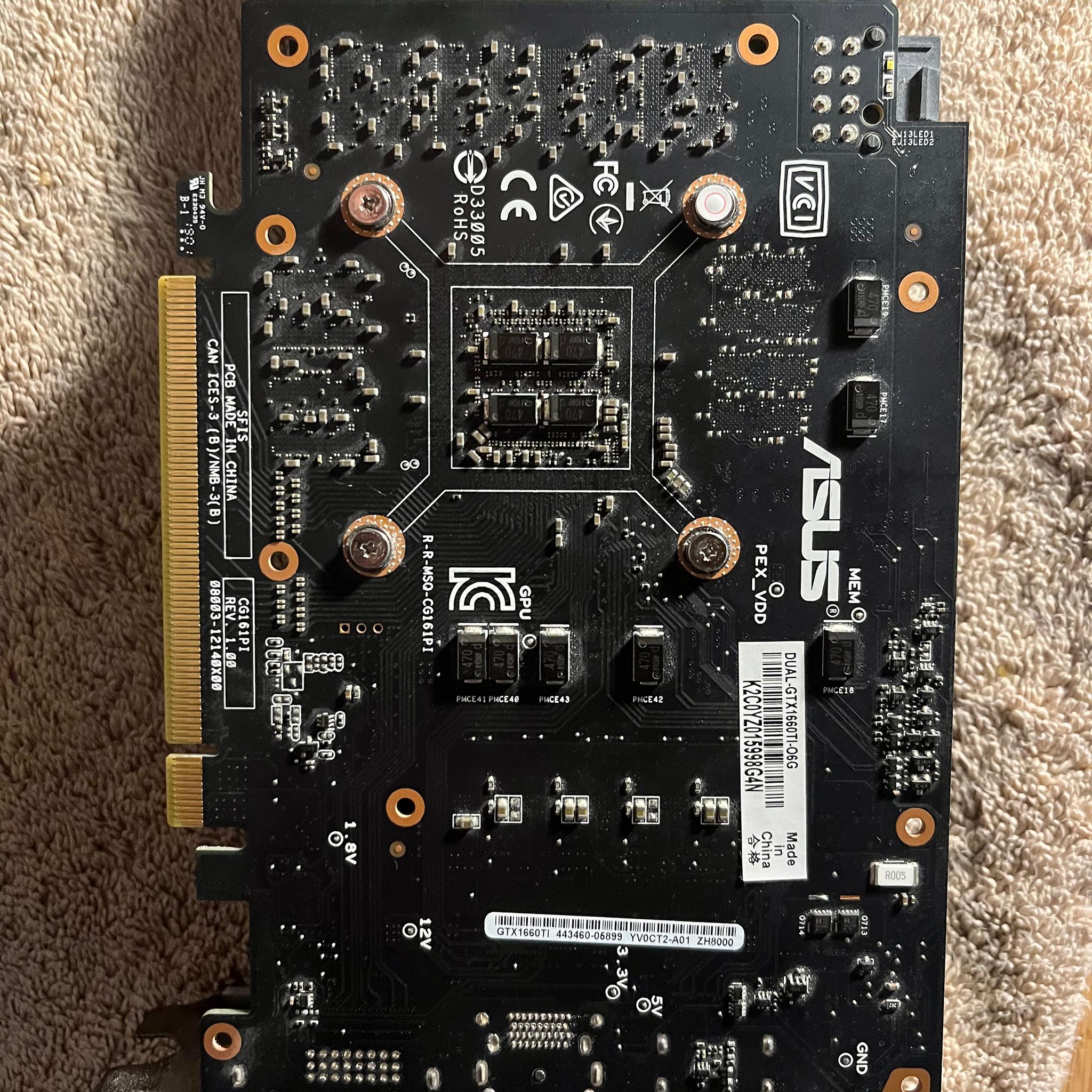 Asus GTX 1660 Ti 2019