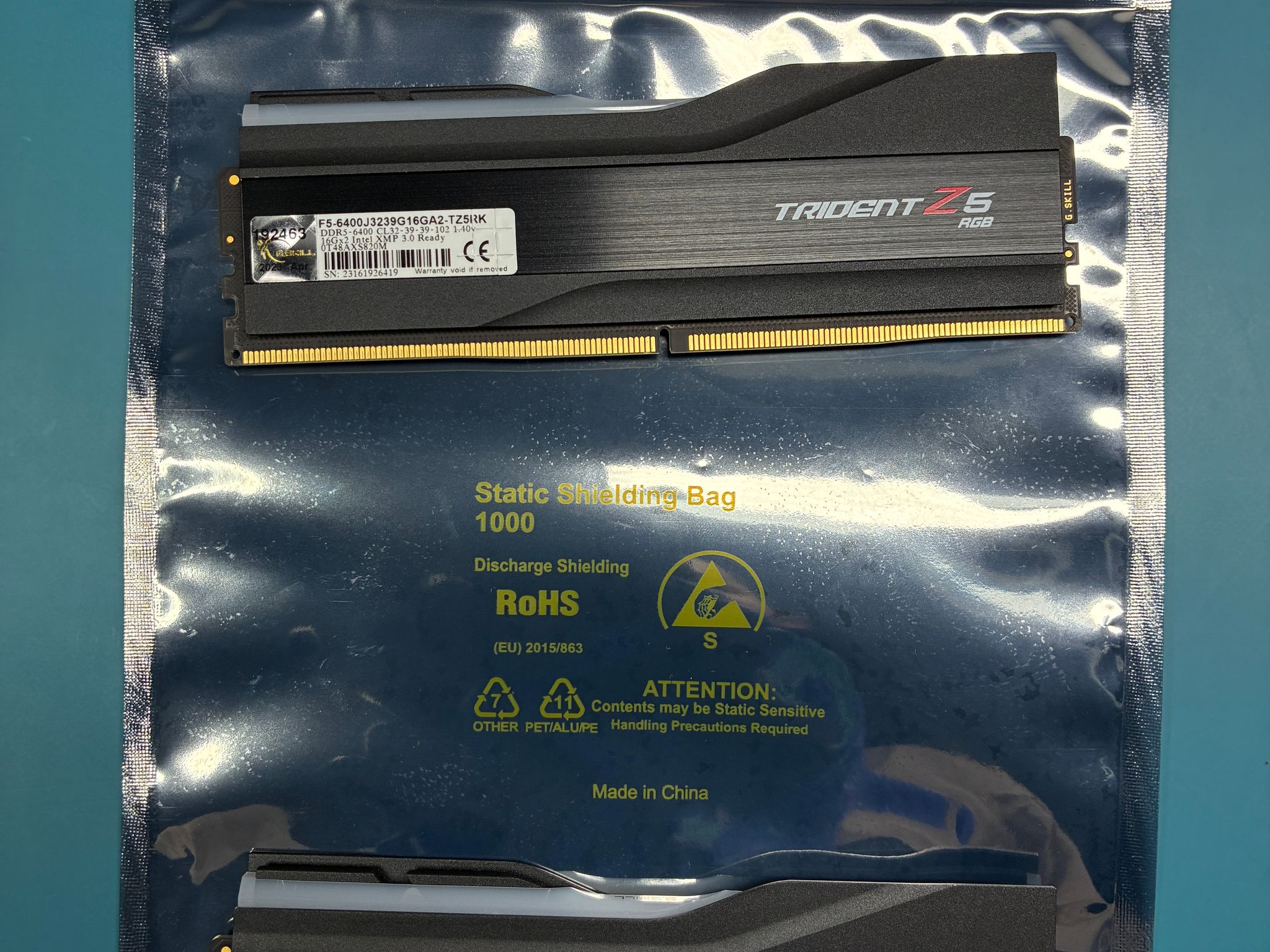 G.SKILL Trident Z5 RGB DDR5 32GB kit (Memory)