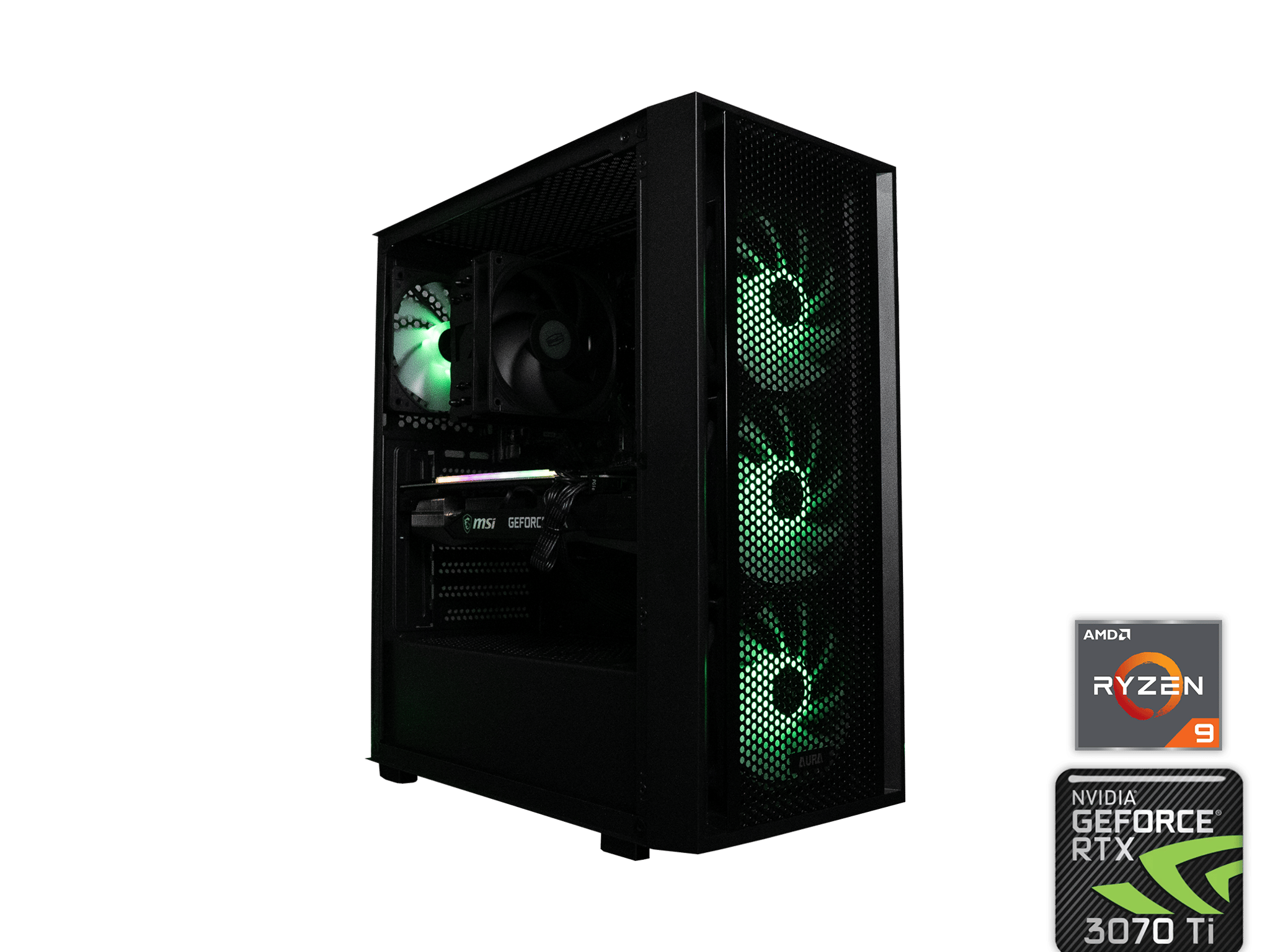 ❇️❇️ | MSI GeForce RTX 3070 Ti 8GB | RYZEN 9 3900X | 32GB DDR4 RAM | 2TB SSD | Y2K Destiny GOLD