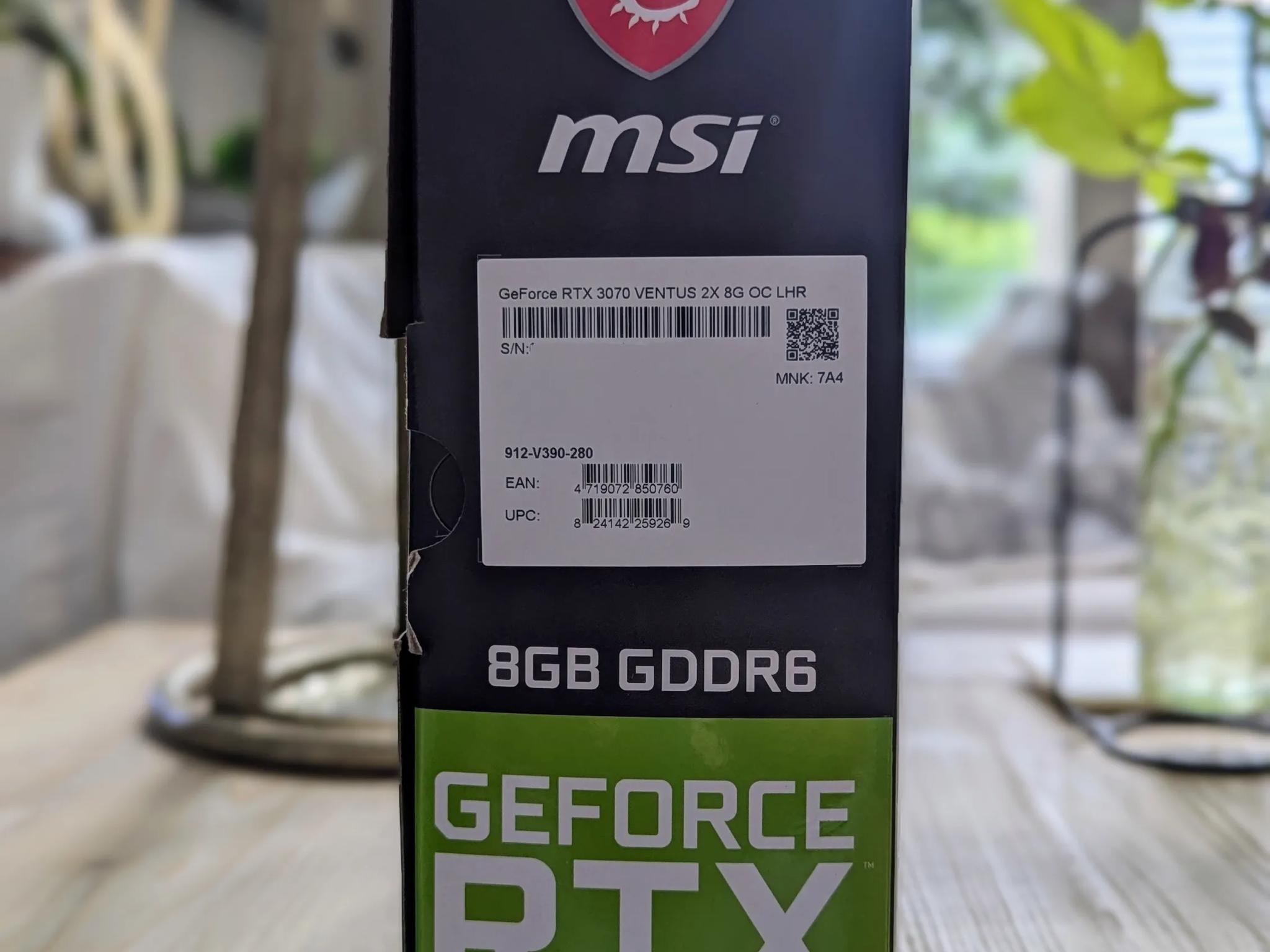 MSI Ventus 2x RTX 3070 OC Edition
