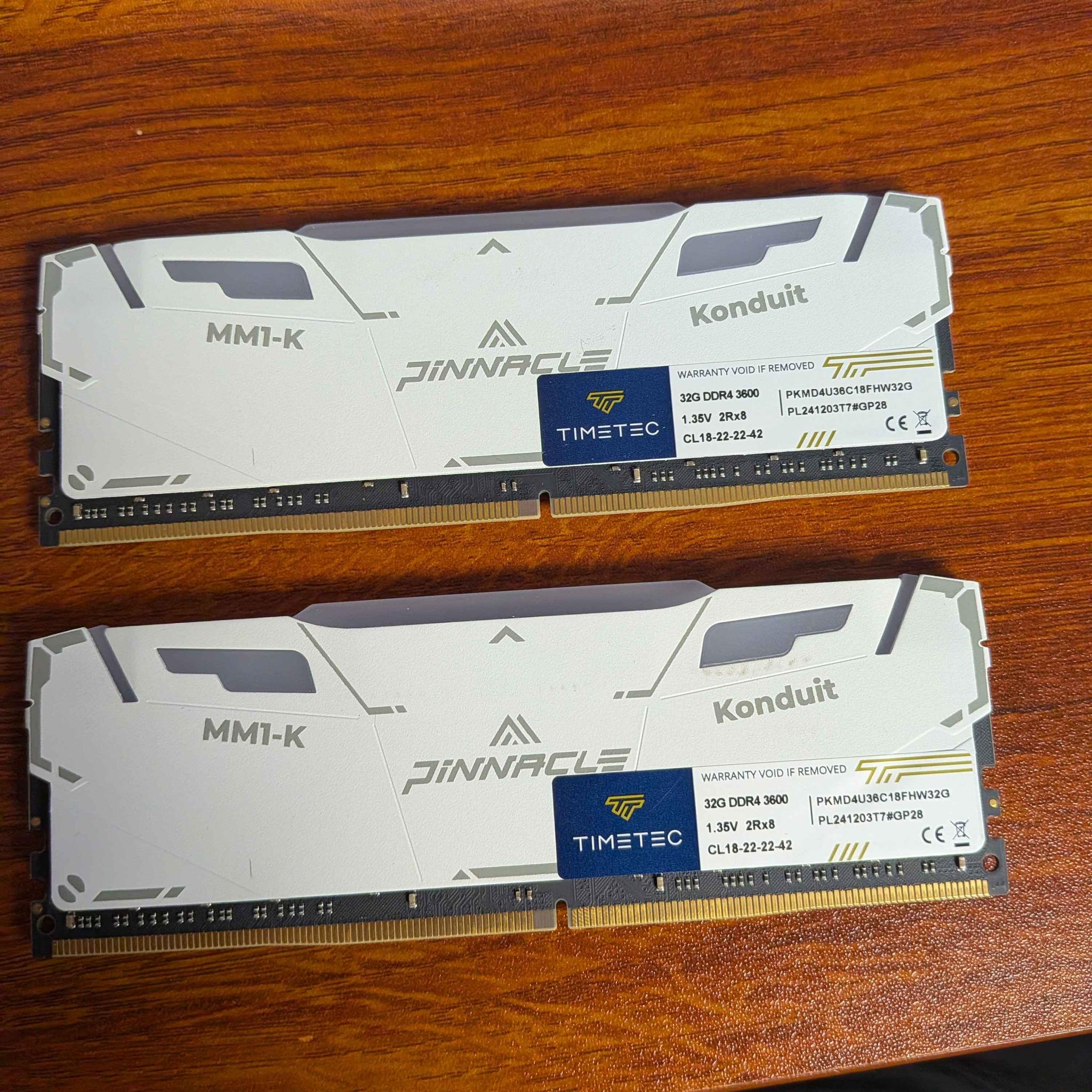 TIMETEC 64GB (2X32GB) 3600MHZ DDR4