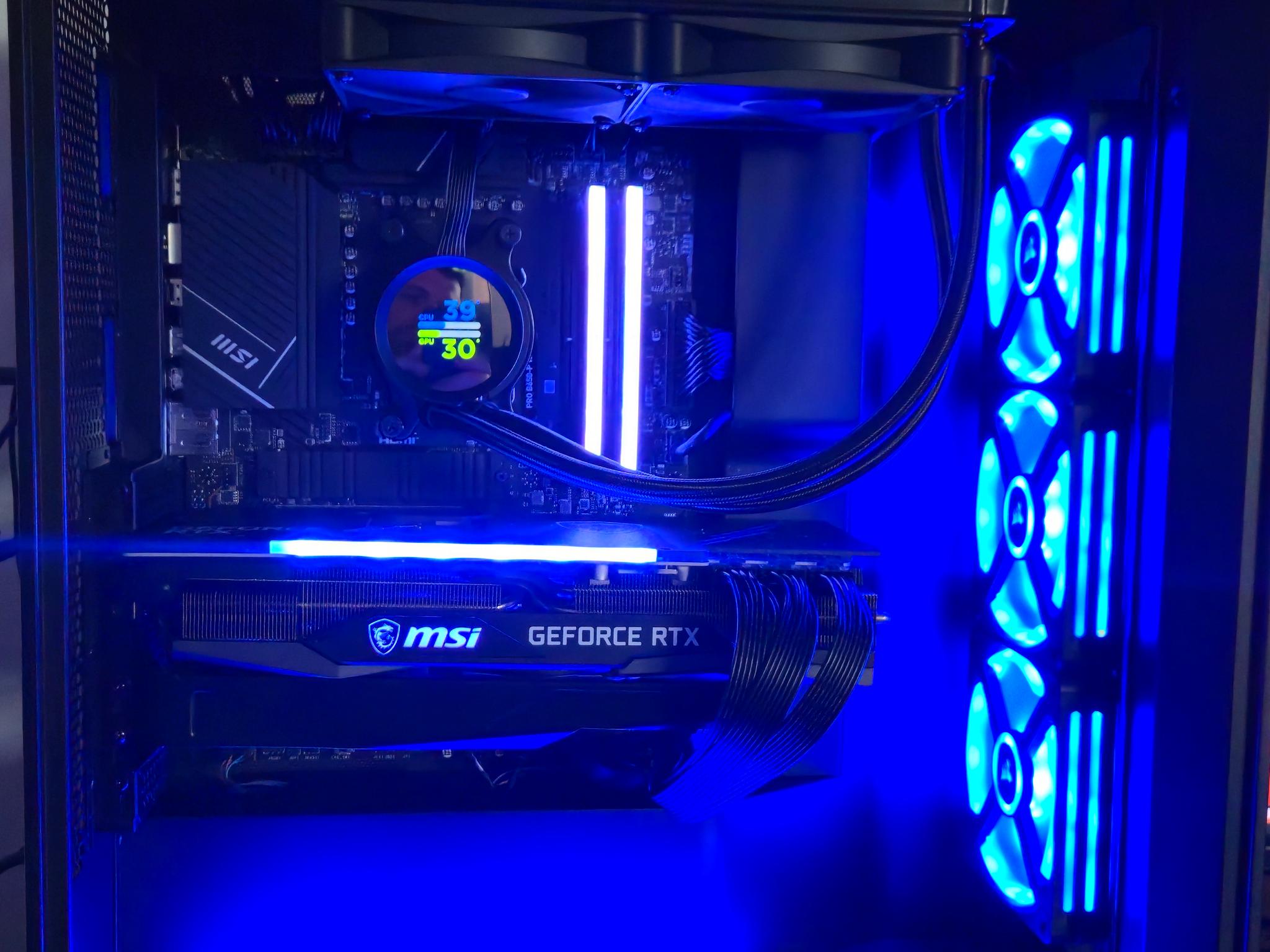 Super Clean 1440p Gaming Beast - Ryzen 5 9600x - RTX3080GamingXTrio OC - Corsair 32gig DDR5