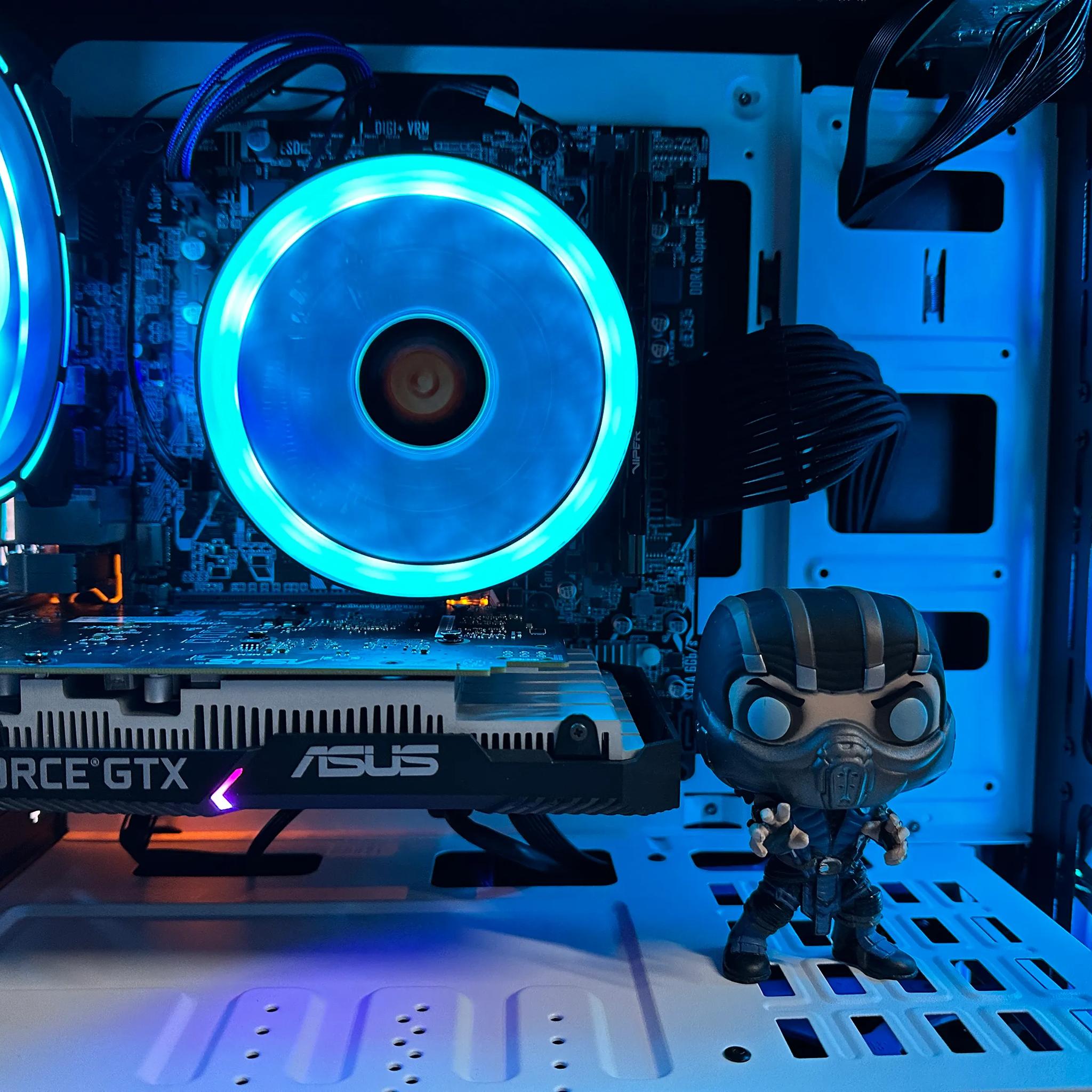 🧊❄️Sub-Zero🧊❄️||Gaming PC-Nvidia GTX 1650 4GB-AMD Ryzen 5 1600-512GB NVME SSD-16GB DDR4 RAM