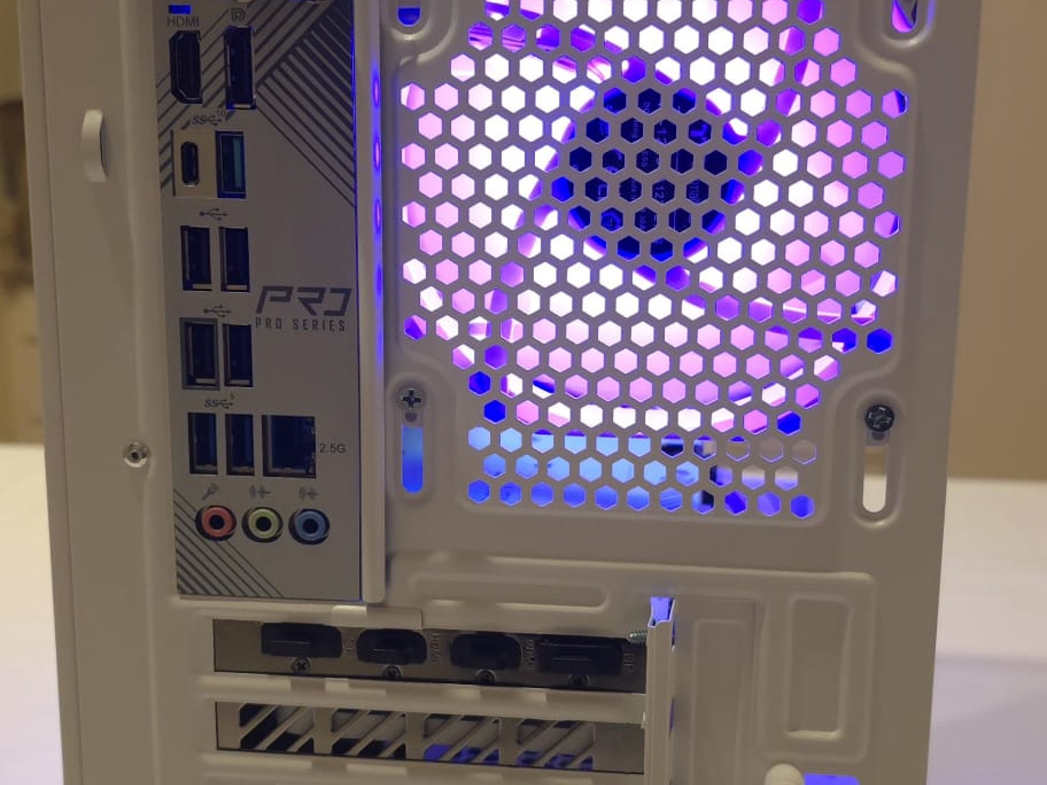 Custom White ARGB Gaming PC – Sleek, Powerful, and Ready to Go