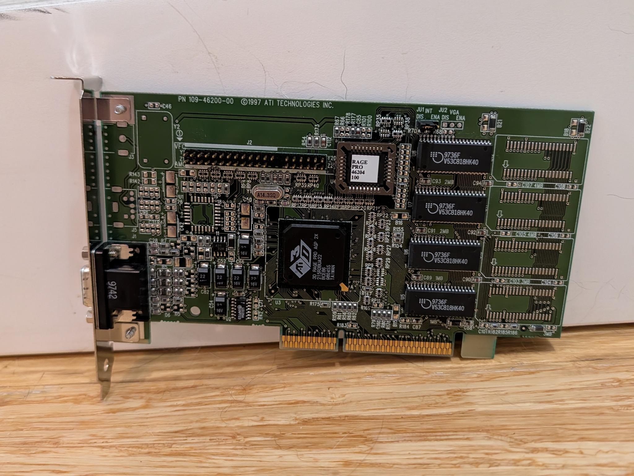 ATI 3D RAGE PRO AGP 2X