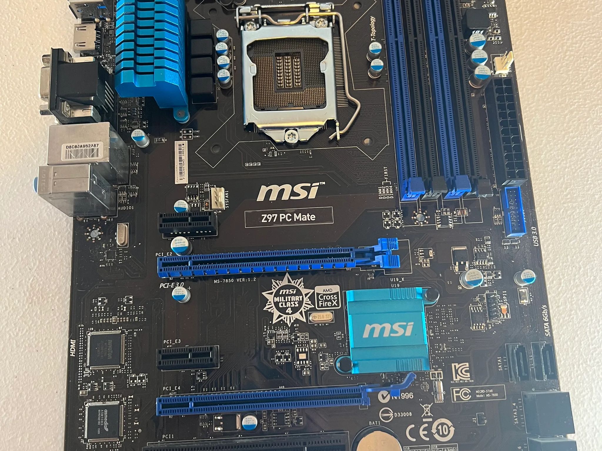 FOR PARTS BUNDLE: MSI B550 Gaming Plus | Asus Prime B450M-AII | MSI Z97 PC Mate
