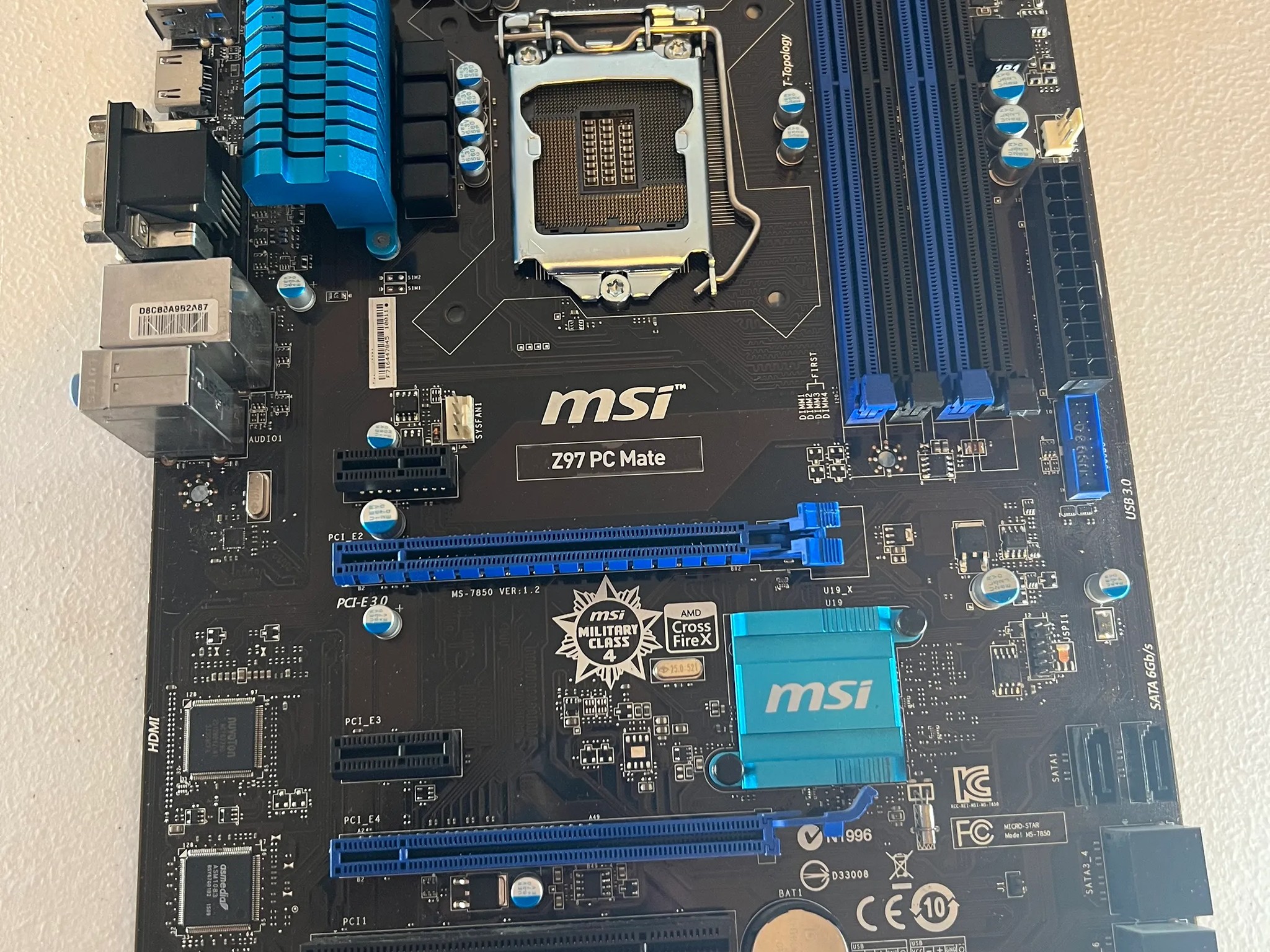 FOR PARTS BUNDLE: MSI B550 Gaming Plus | Asus Prime B450M-AII | MSI Z97 PC Mate