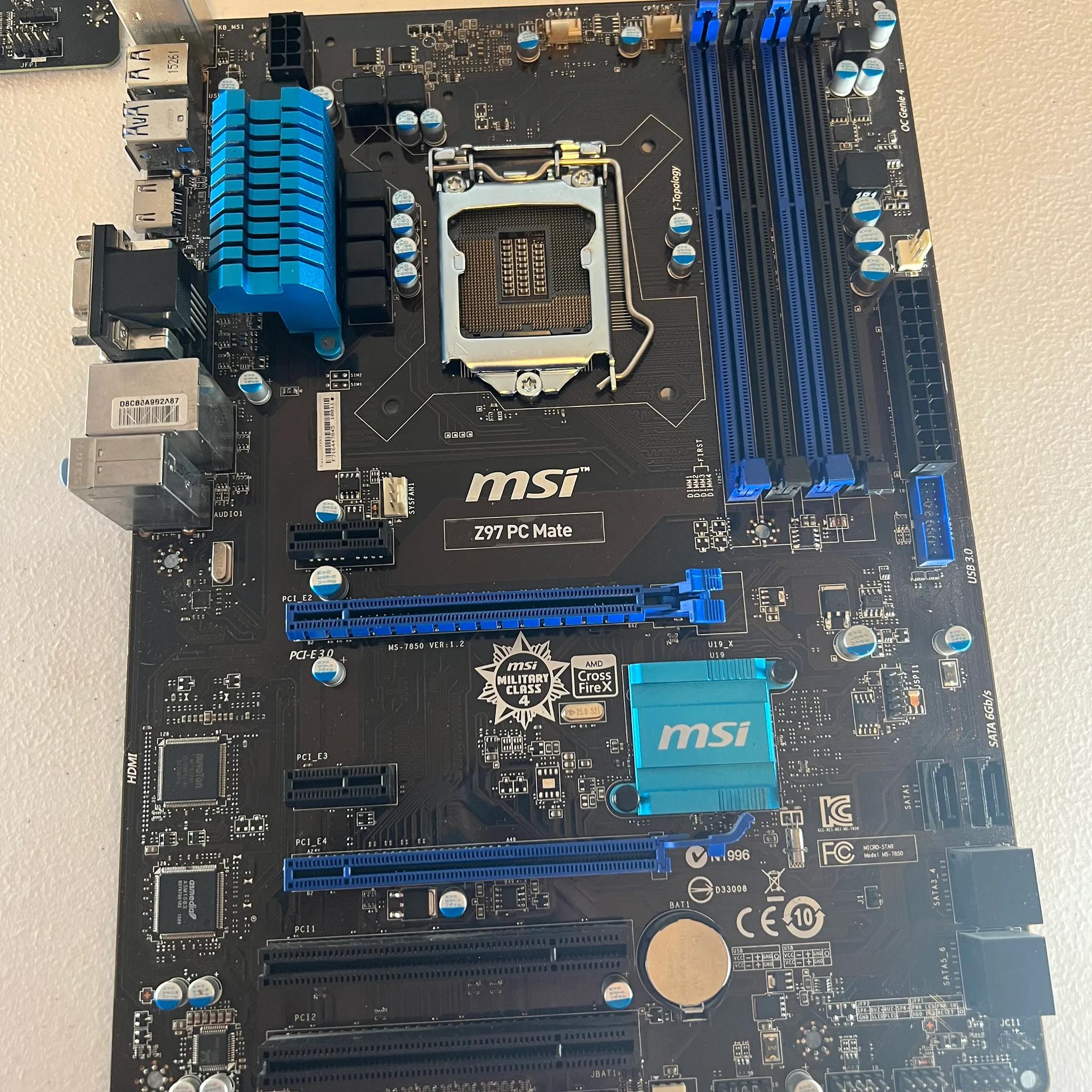 FOR PARTS BUNDLE: MSI B550 Gaming Plus | Asus Prime B450M-AII | MSI Z97 PC Mate
