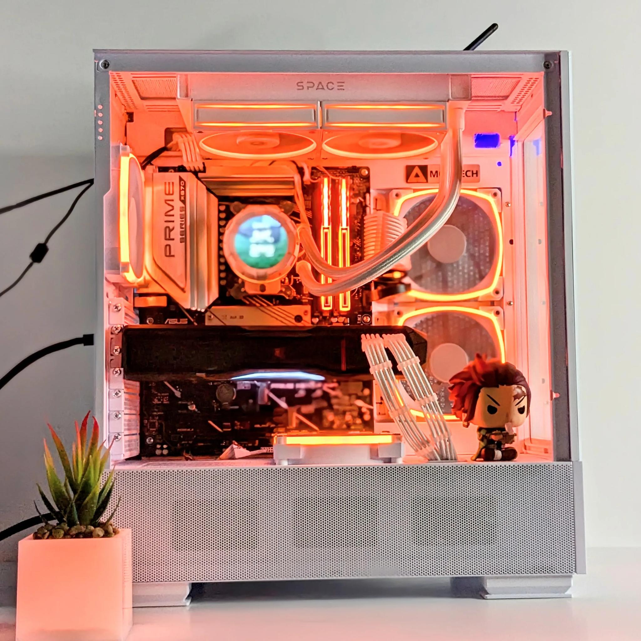 🔥Tanjiro Kamado "Infinity Castle" PC⚪️RX 7900XTX⚪️Ryzen 7 7700X⚪️2TB NVMe PCIE⚪️32GB DDR5⚪️1000W PSU