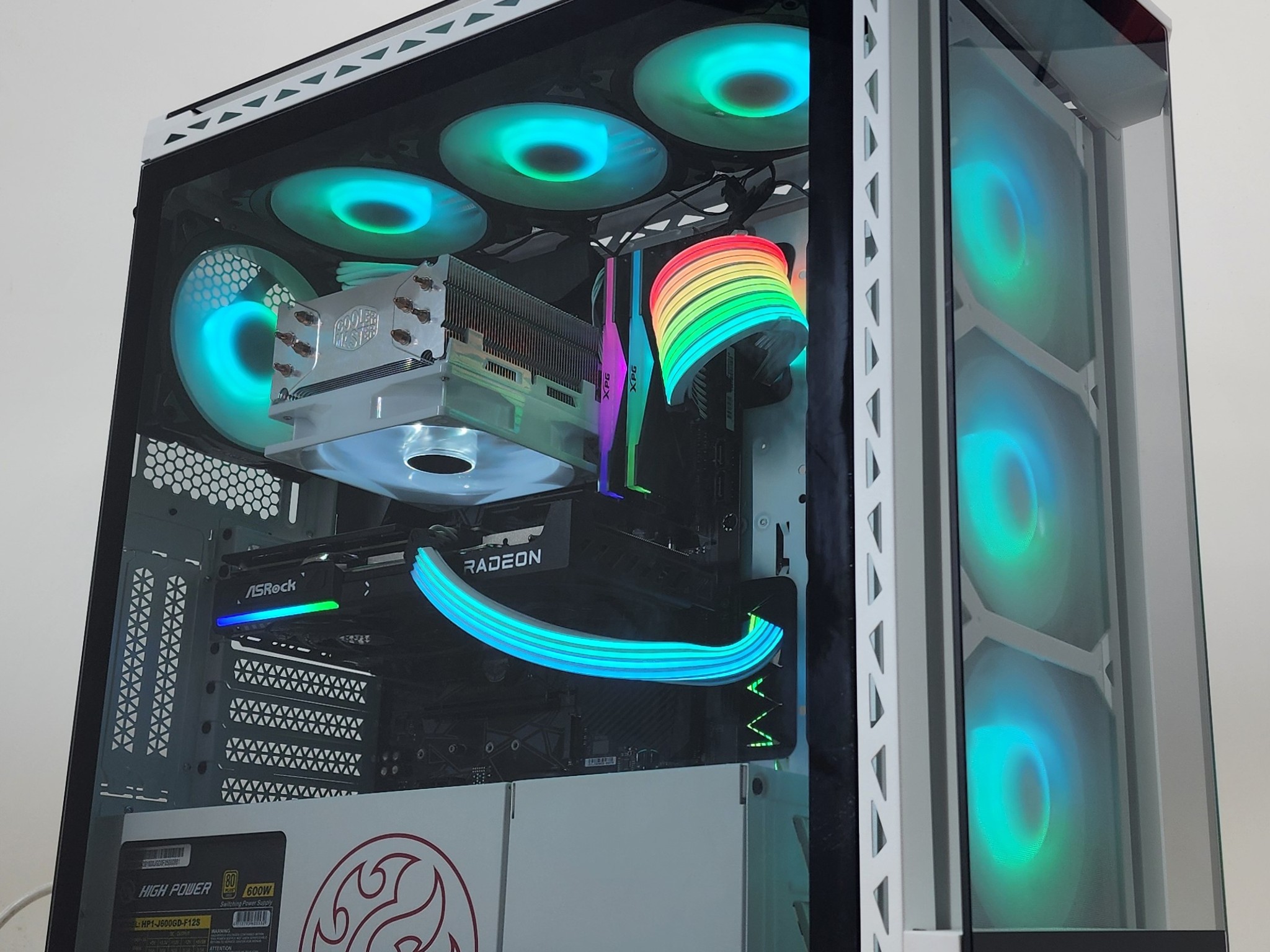 Gaming PC Ryzen 7 5700  32GB RAM 1TB SSD RX 9060 XT 16GB Windows 11 Computer
