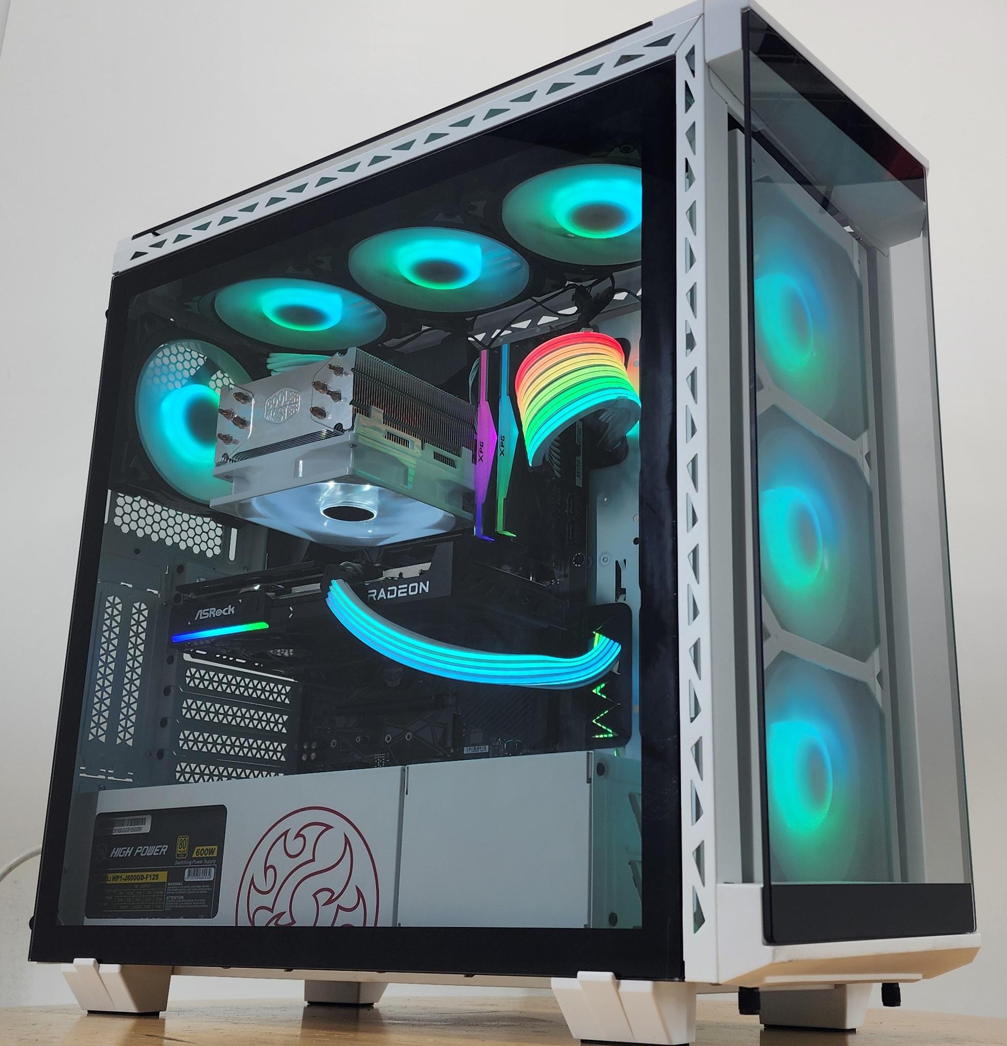 Gaming PC Ryzen 7 5700  32GB RAM 1TB SSD RX 9060 XT 16GB Windows 11 Computer
