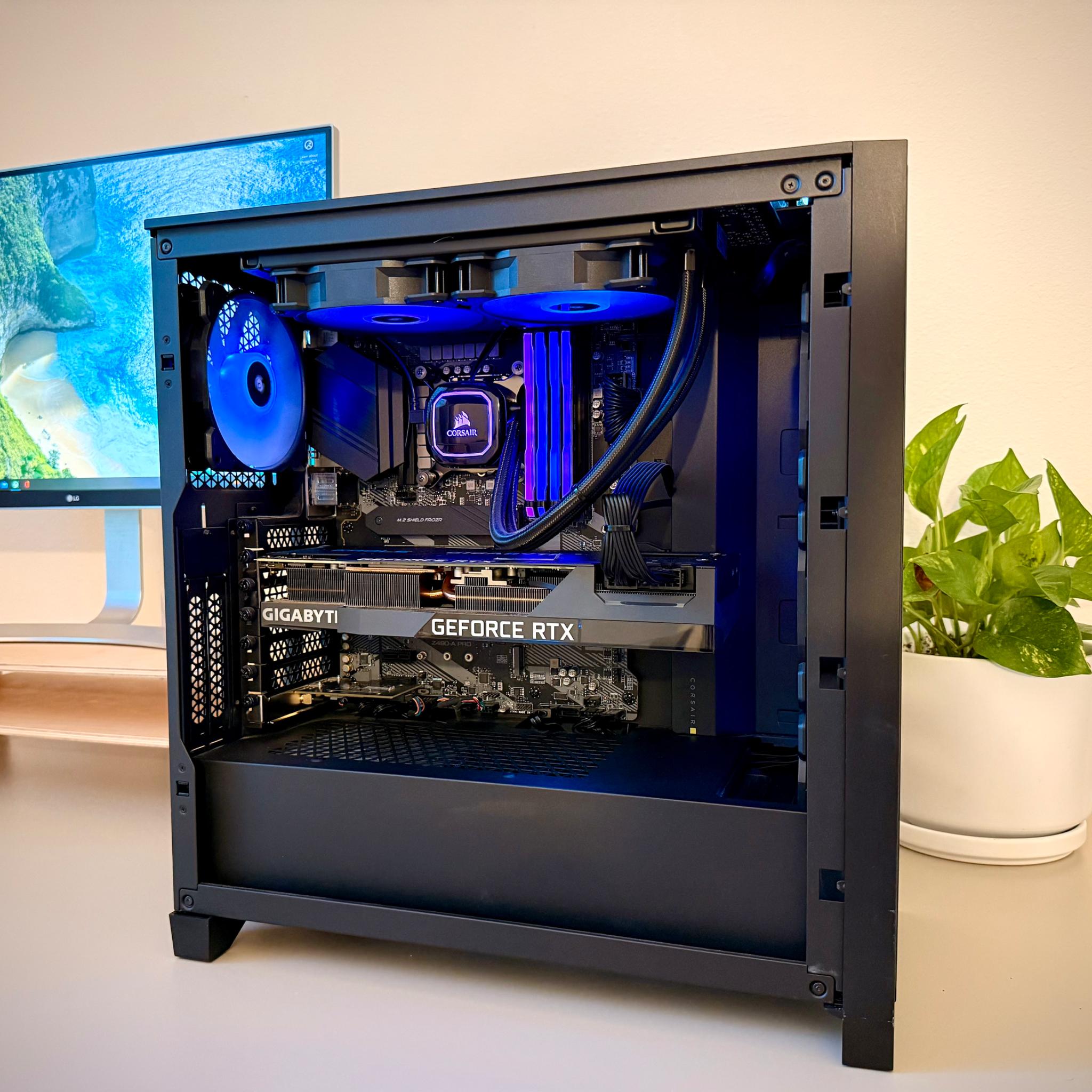 Corsair Vengeance i7200 Gaming PC, RTX 3080, i9-10850K, 32GB RAM, 1TB SSD + 2TB HDD, Wifi, Win 10