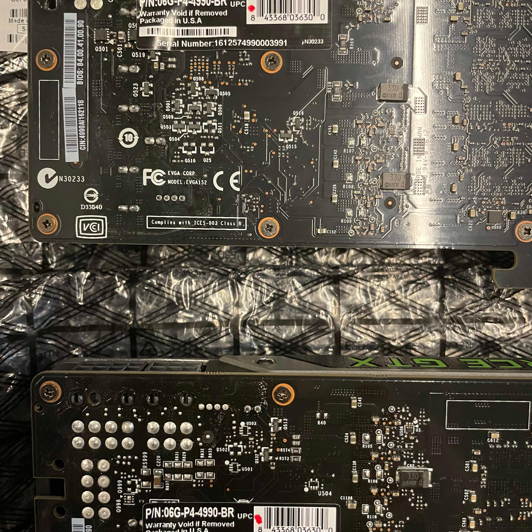 EVGA Geforce GTX 980Ti 6GB GDDR5, Blower, 4qty