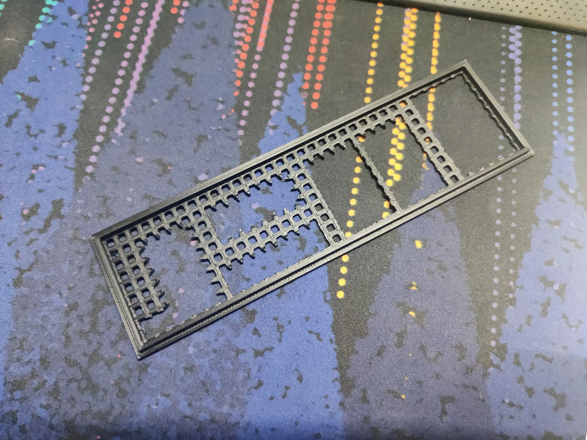 Pre-Cut 3D Printed I/O Shield for @stful