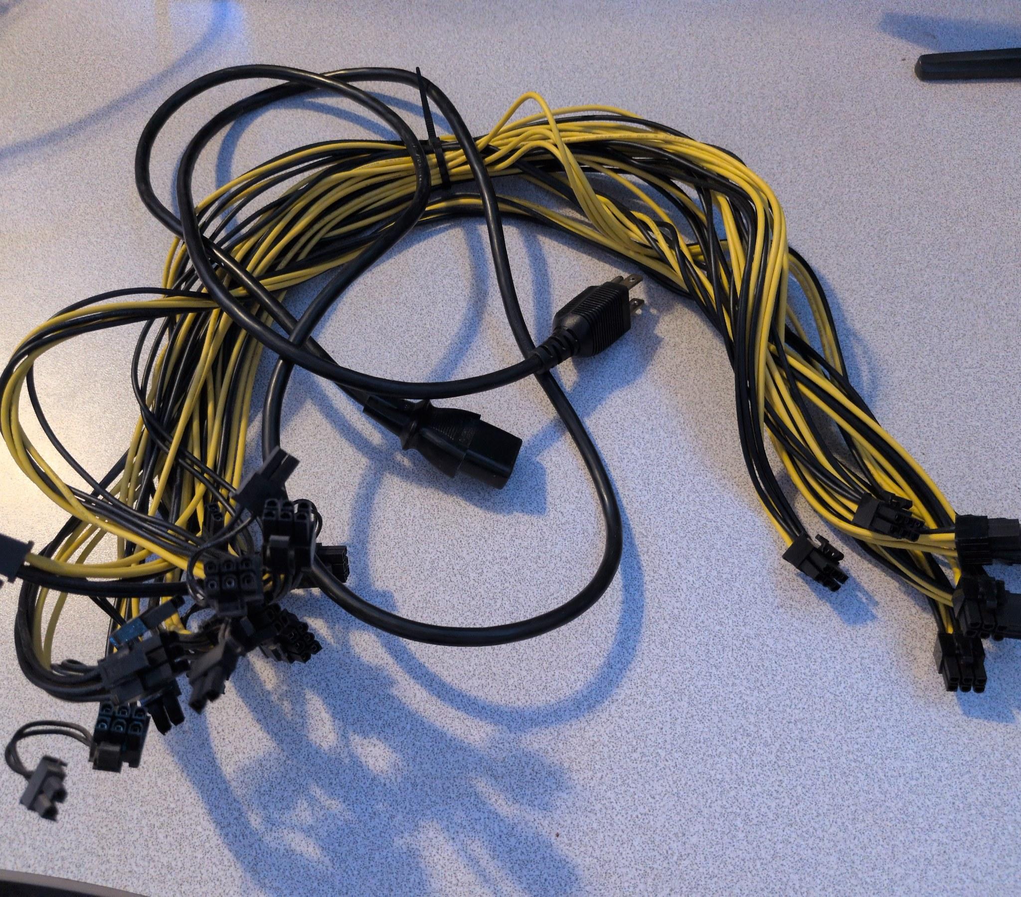 HP 1200W Server PSU DPS-1200FB Kit Breakout Board Cables - Unit 3