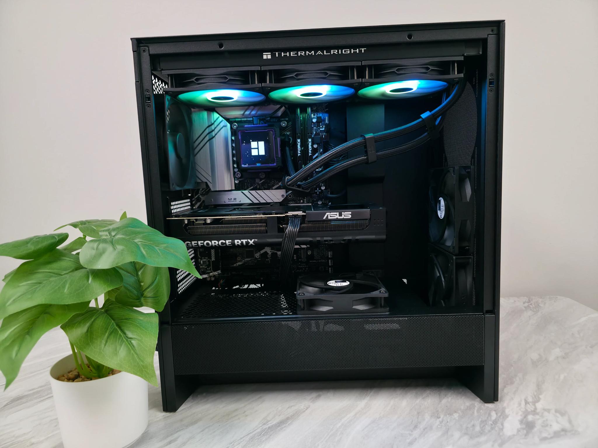 1440P Gaming PC Computer (Intel I7 14700k, RTX 5070 12 GB, 32GB DDR5 6000 MTs)