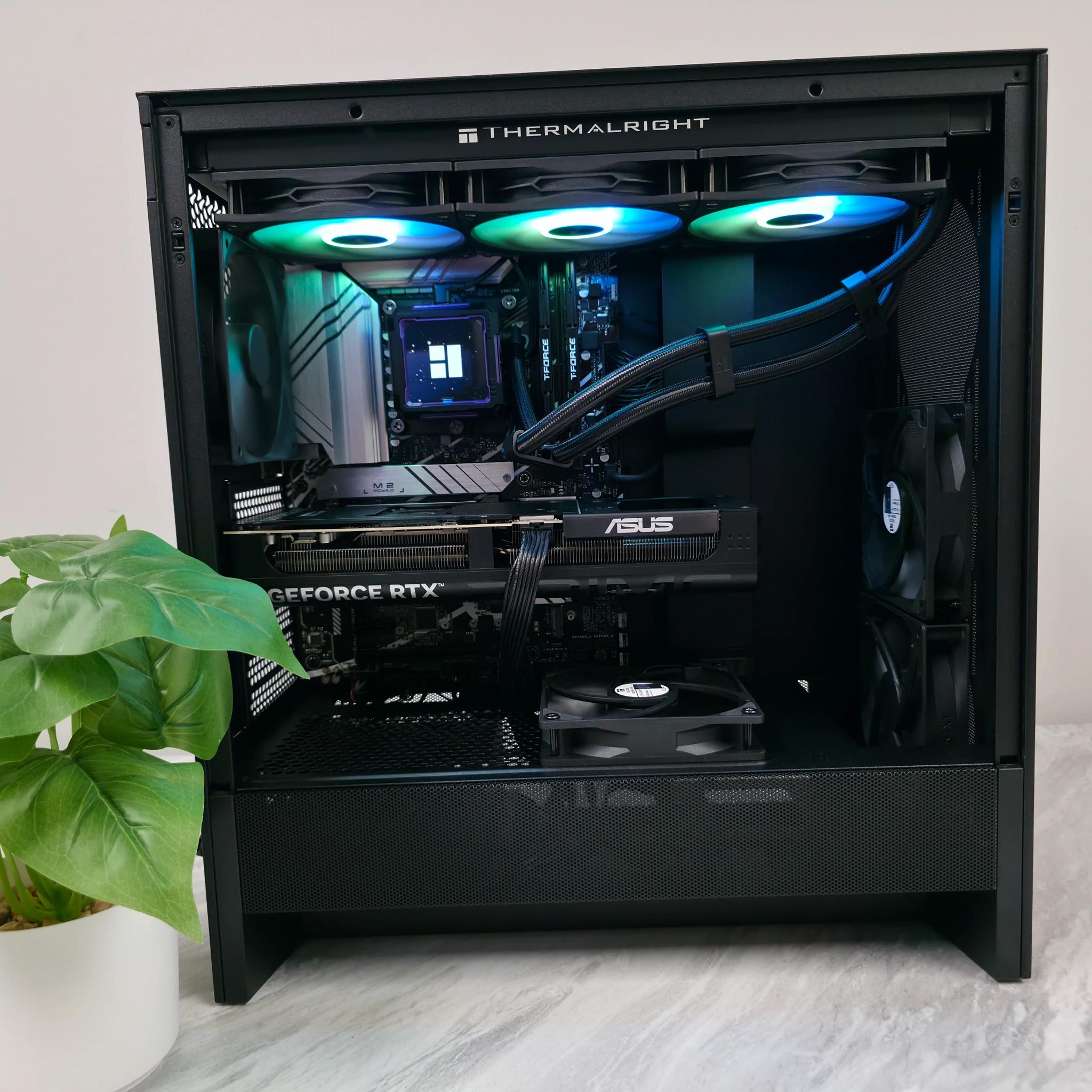 1440P Gaming PC Computer (Intel I7 14700k, RTX 5070 12 GB, 32GB DDR5 6000 MTs)