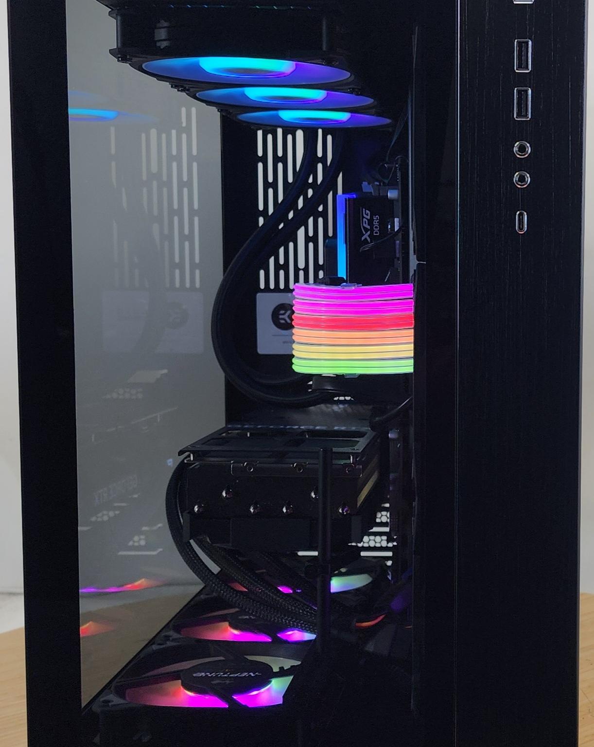 Gaming PC i7-14700KF 32GB RAM 1TB SSD RTX 4070 Ti SUPER 16GB Windows 11 Computer