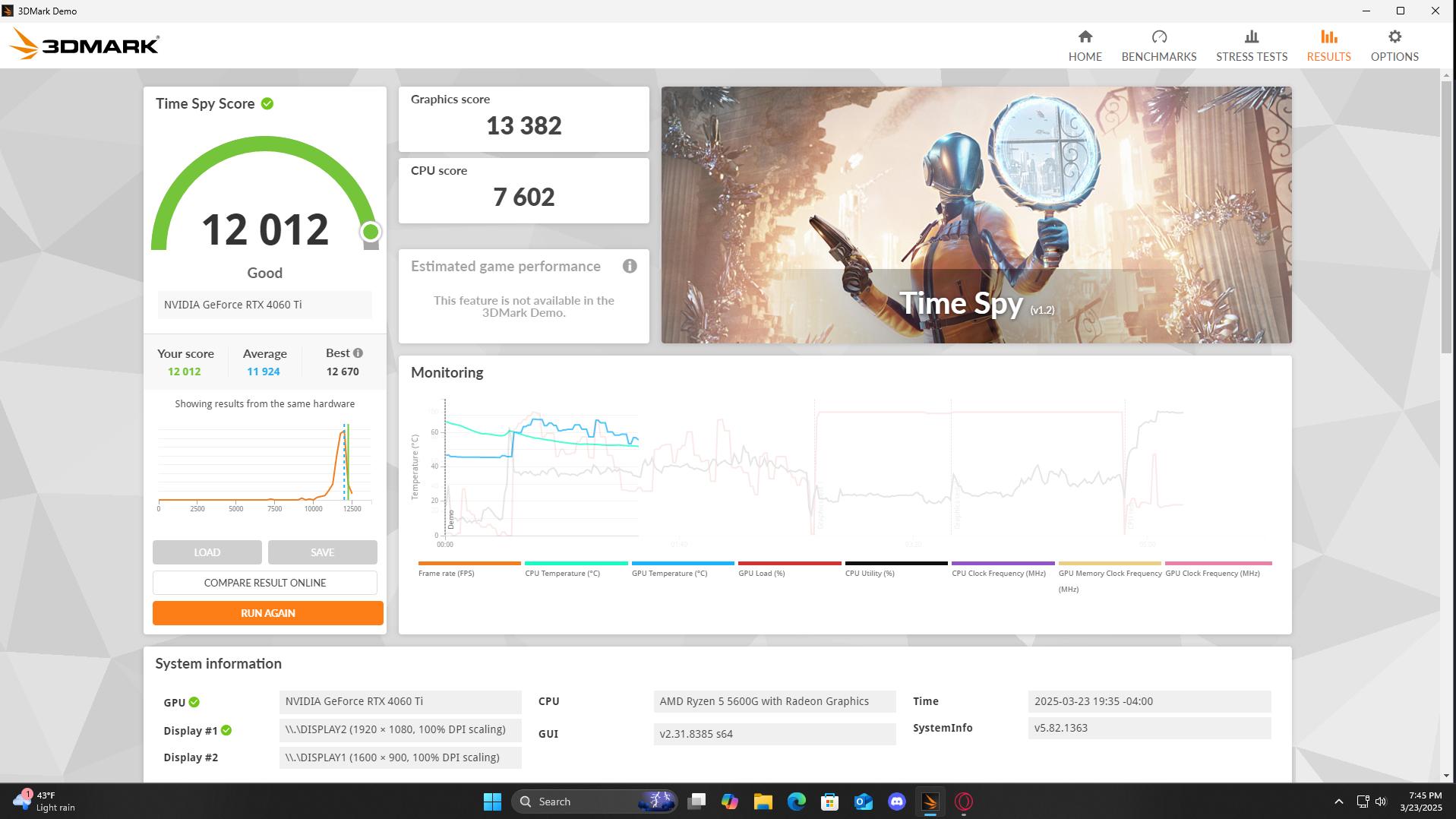 Gigabyte WindForce Oc 4060Ti 16Gig Vram