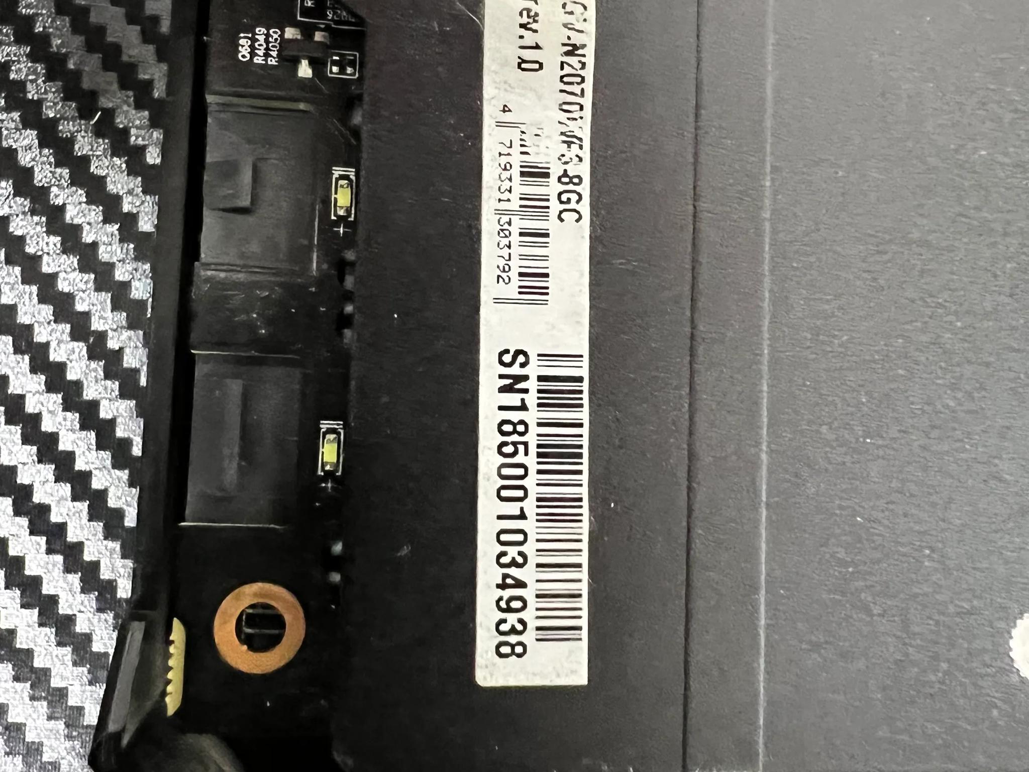 Gigabyte 2070 Windforce 8Gb GPU