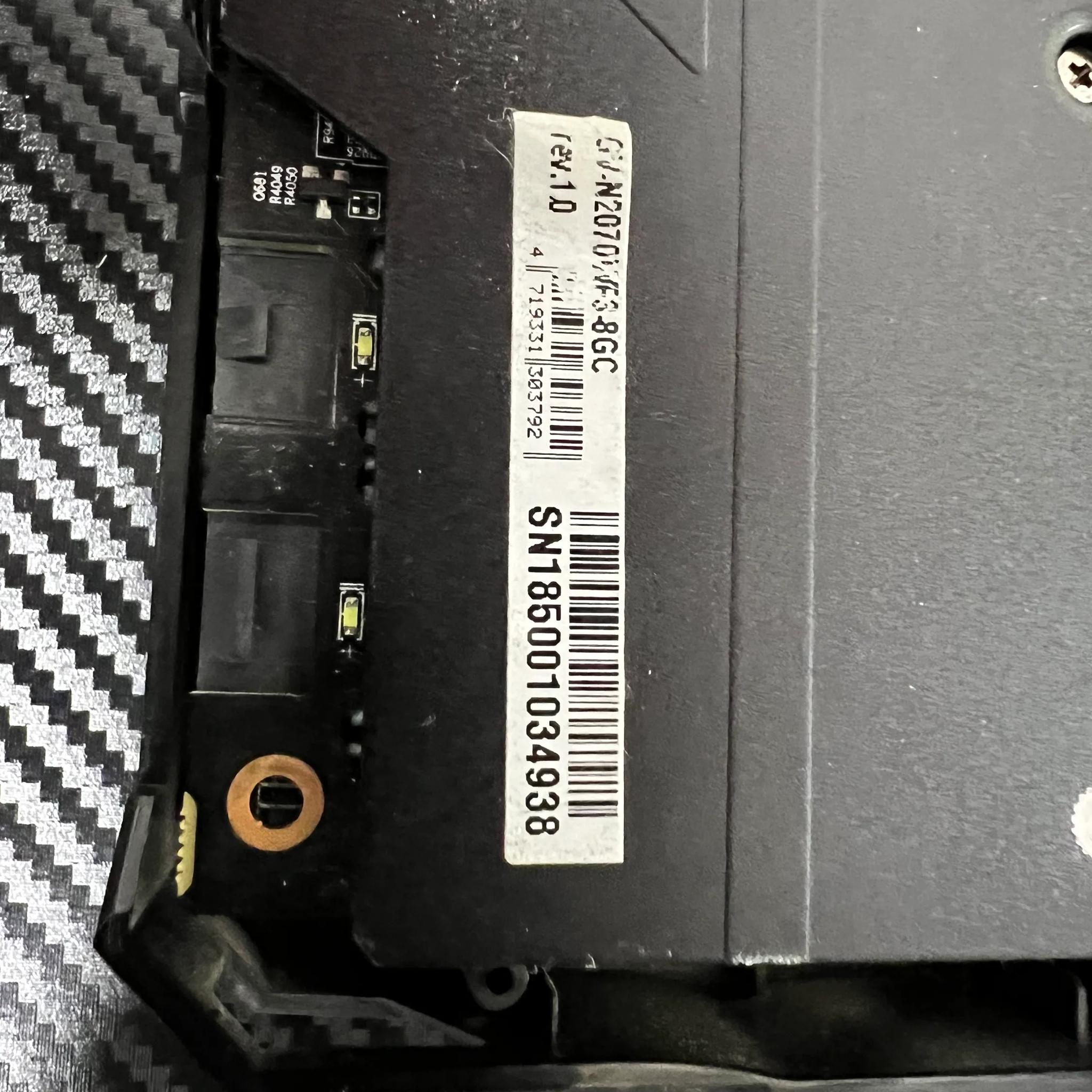 Gigabyte 2070 Windforce 8Gb GPU