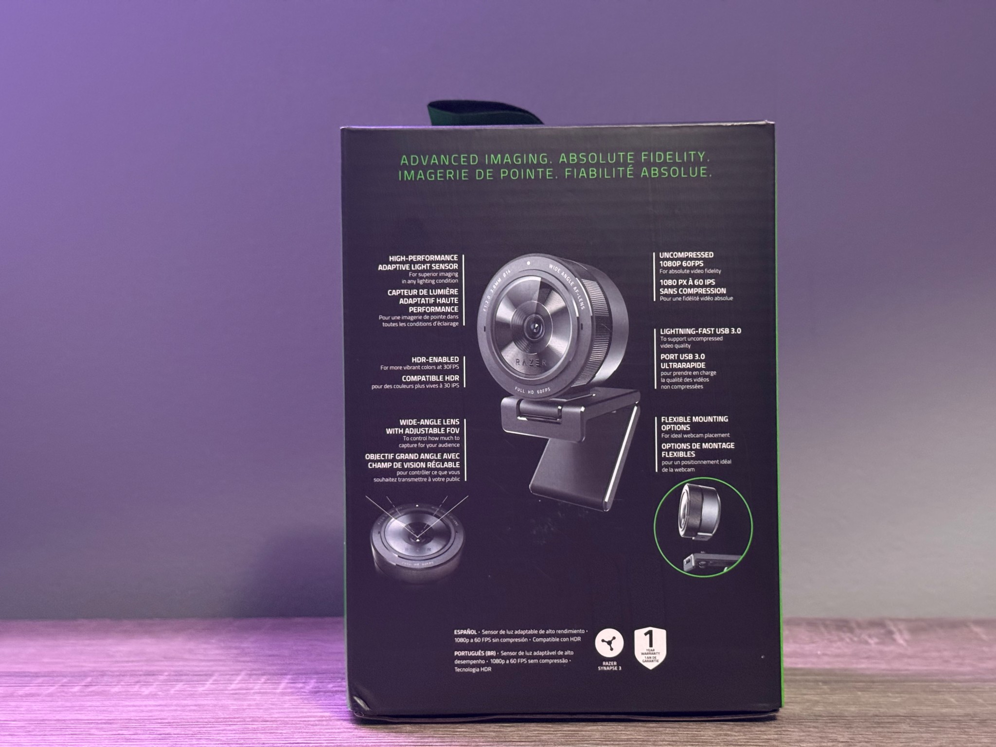 *NEW-OPEN BOX* Razer Kiyo Pro Webcam 1080p 60FPS Camera