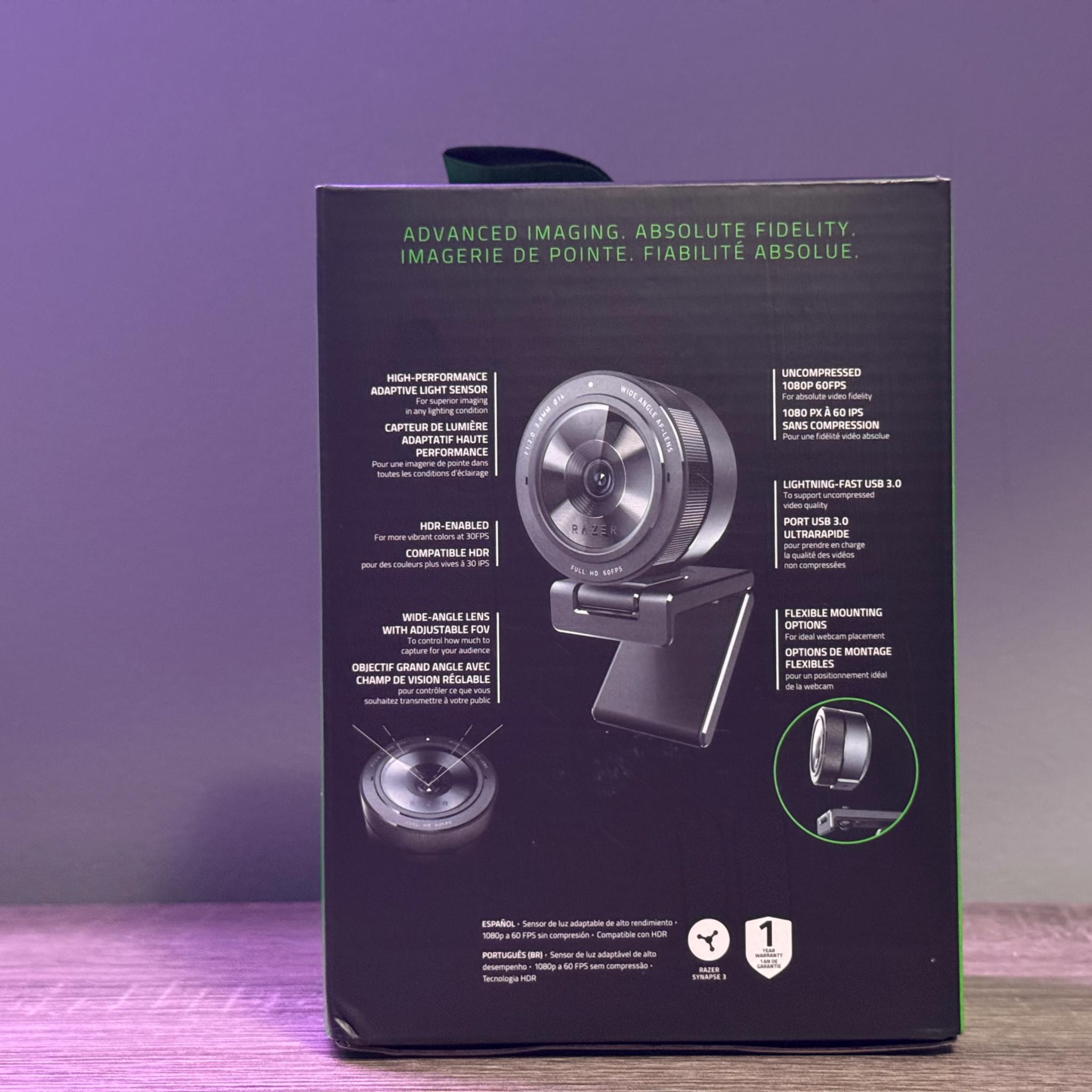 *NEW-OPEN BOX* Razer Kiyo Pro Webcam 1080p 60FPS Camera