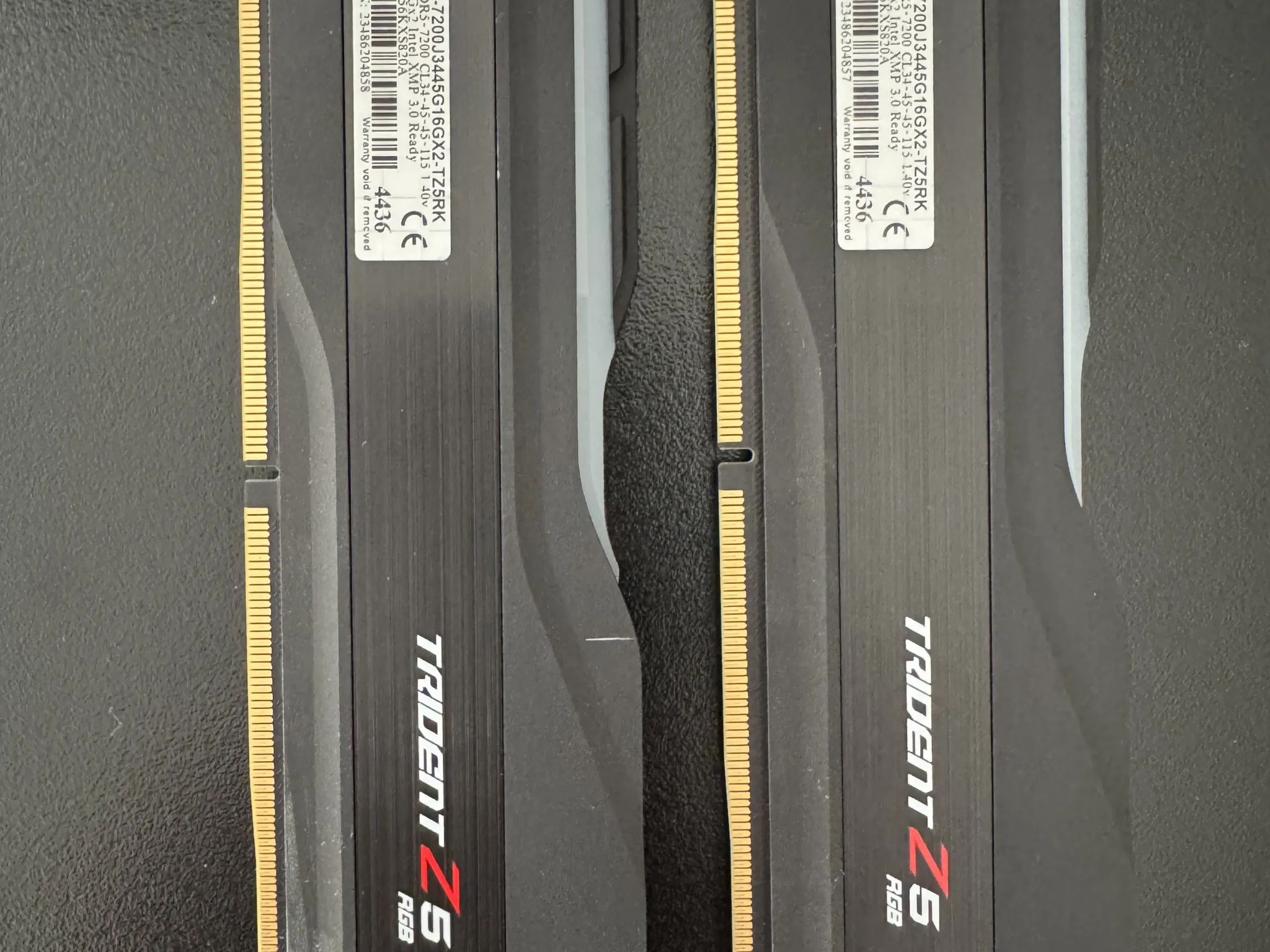 G.Skill Trident Z5 RGB 32 GB (2 x 16 GB) DDR5-7200 CL34 Memory