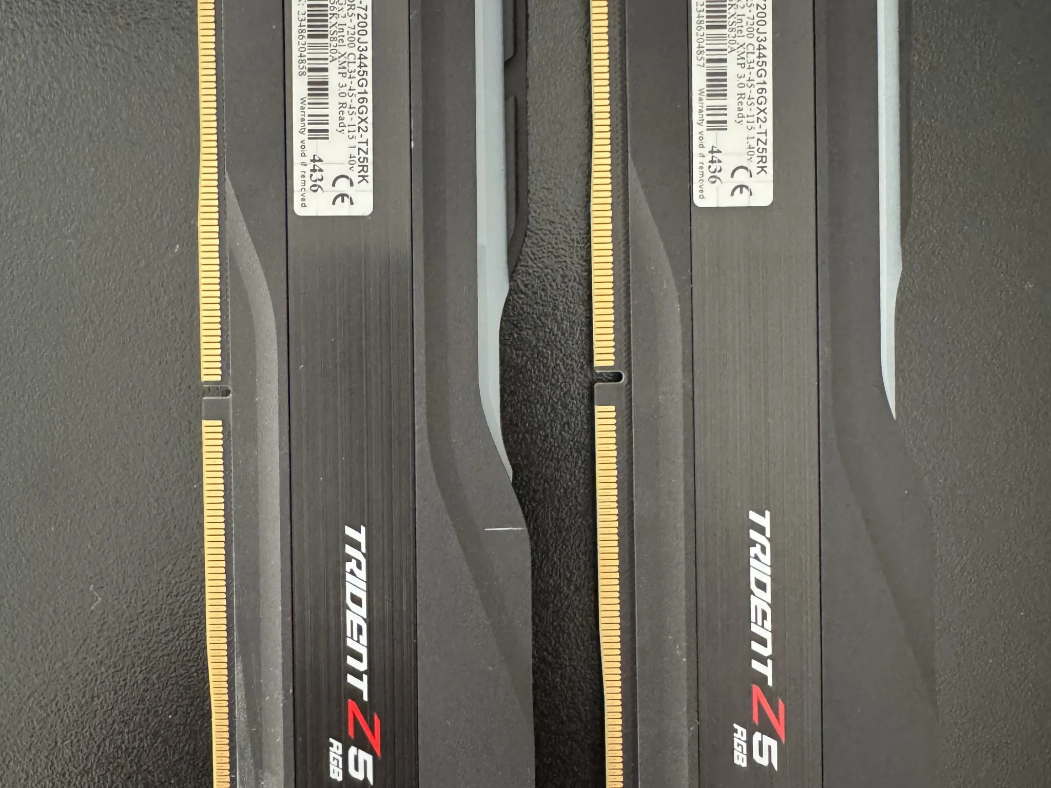 G.Skill Trident Z5 RGB 32 GB (2 x 16 GB) DDR5-7200 CL34 Memory