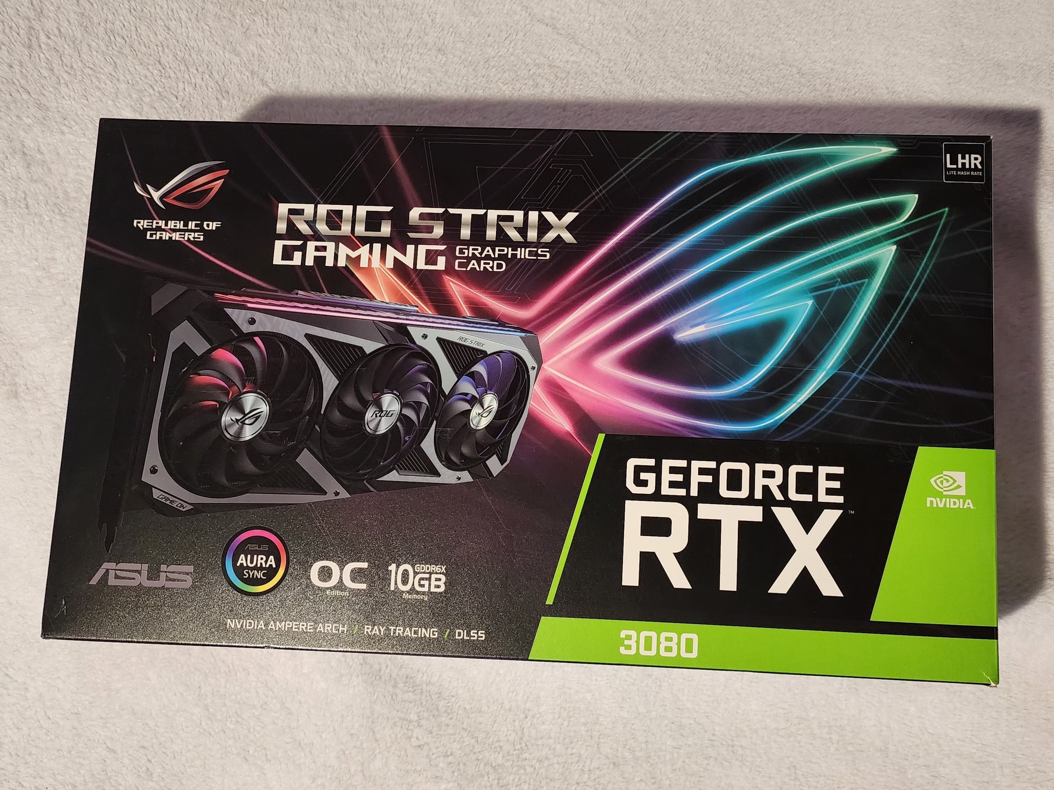 ASUS ROG STRIX GAMING OC V2 GeForce RTX 3080 10GB LHR