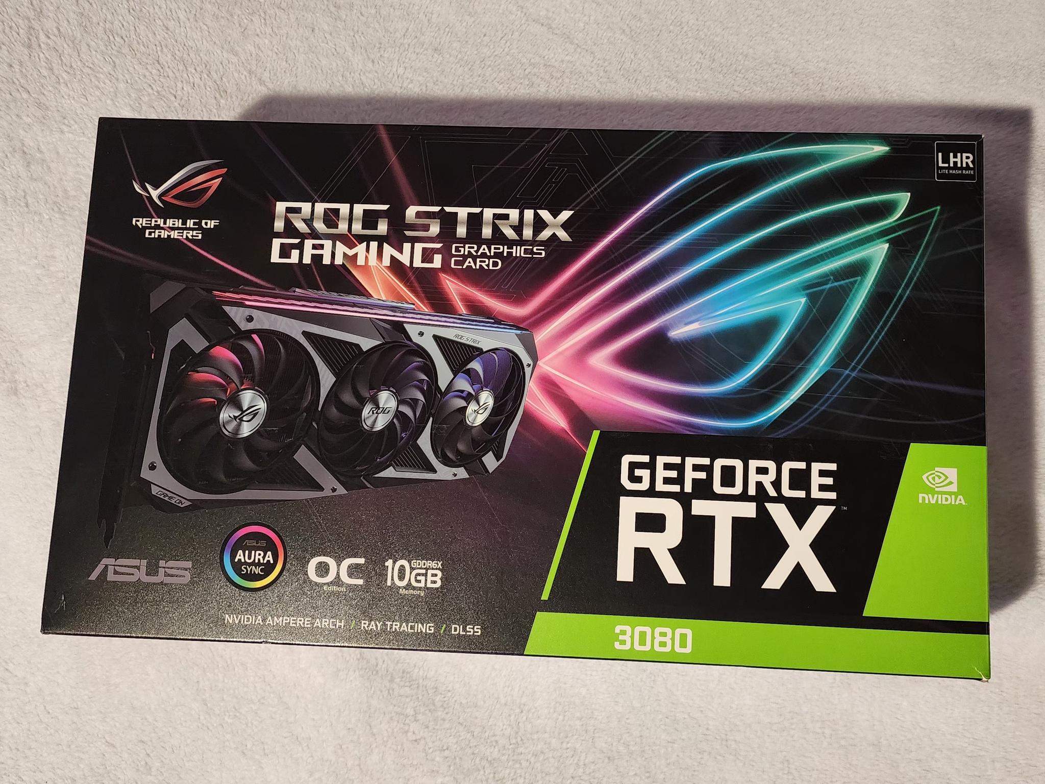 ASUS ROG STRIX GAMING OC V2 GeForce RTX 3080 10GB LHR - Image 1