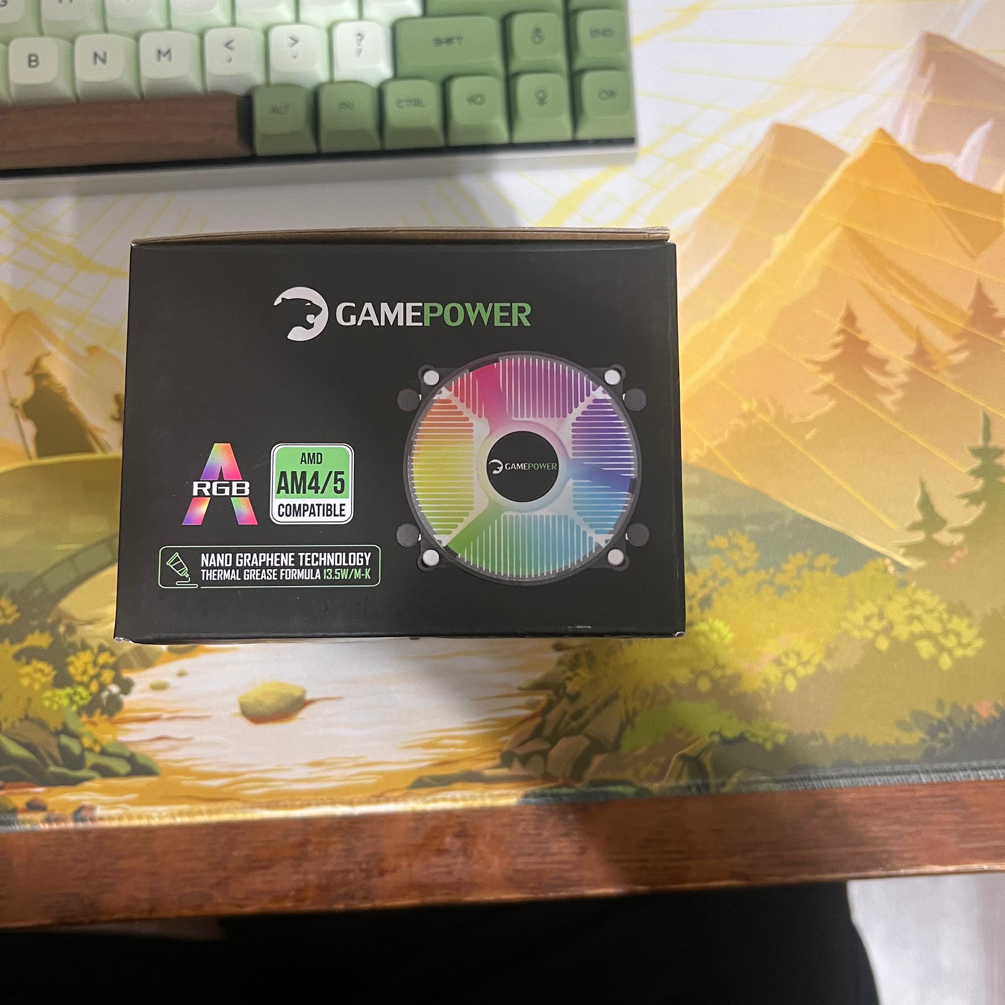 Gamepower Mystic ARGB Air CPU cooler.