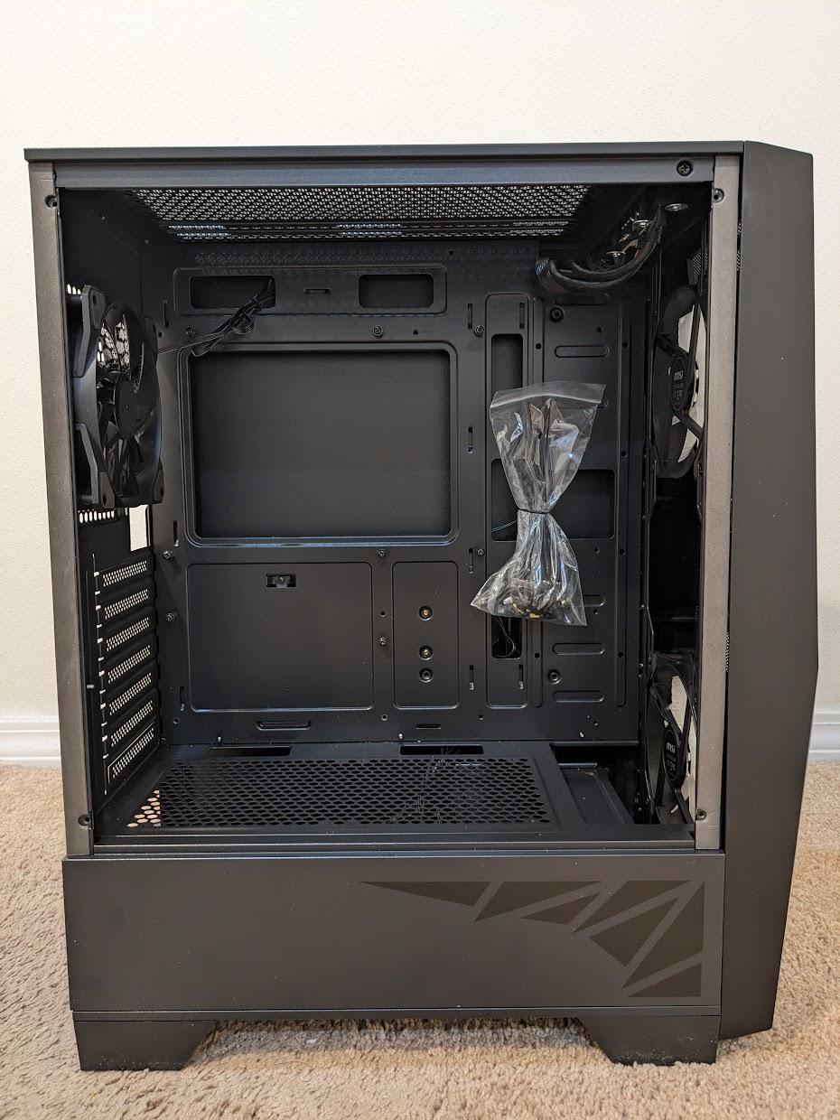 Open Box MSI MAG Forge 100R Mid Tower Gaming Case with ARGB fans