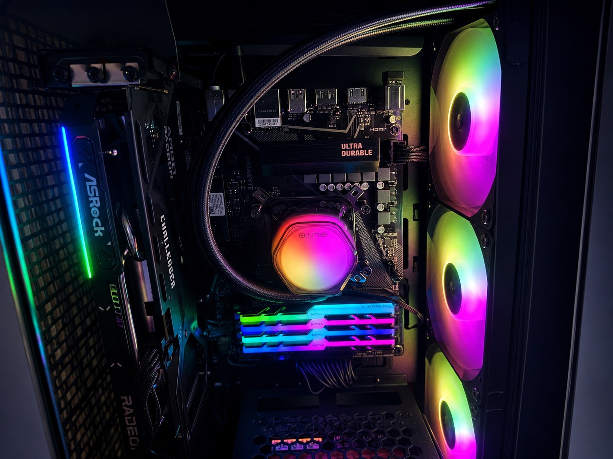 RX 9060 XT 16GB 1440p Gaming PC | Ryzen 5 5600X3D | 32GB RGB | 1TB SSD | Wi-Fi | Bluetooth | Win 11