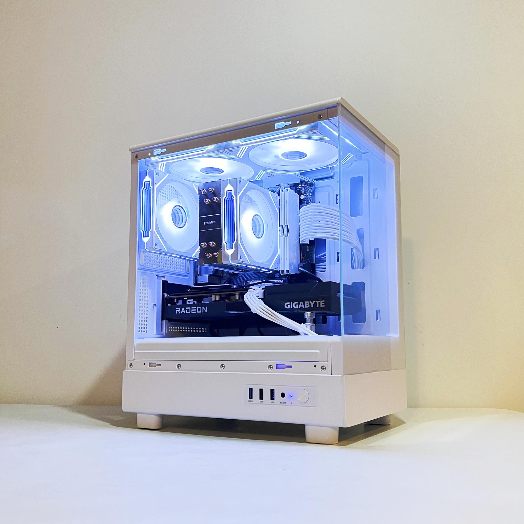 🔥SALE🔥 R5-5600|RX 6600|32GB RAM|1TB M.2||WIFI|ARGB Fans| -DepxTech Pre-Built PC