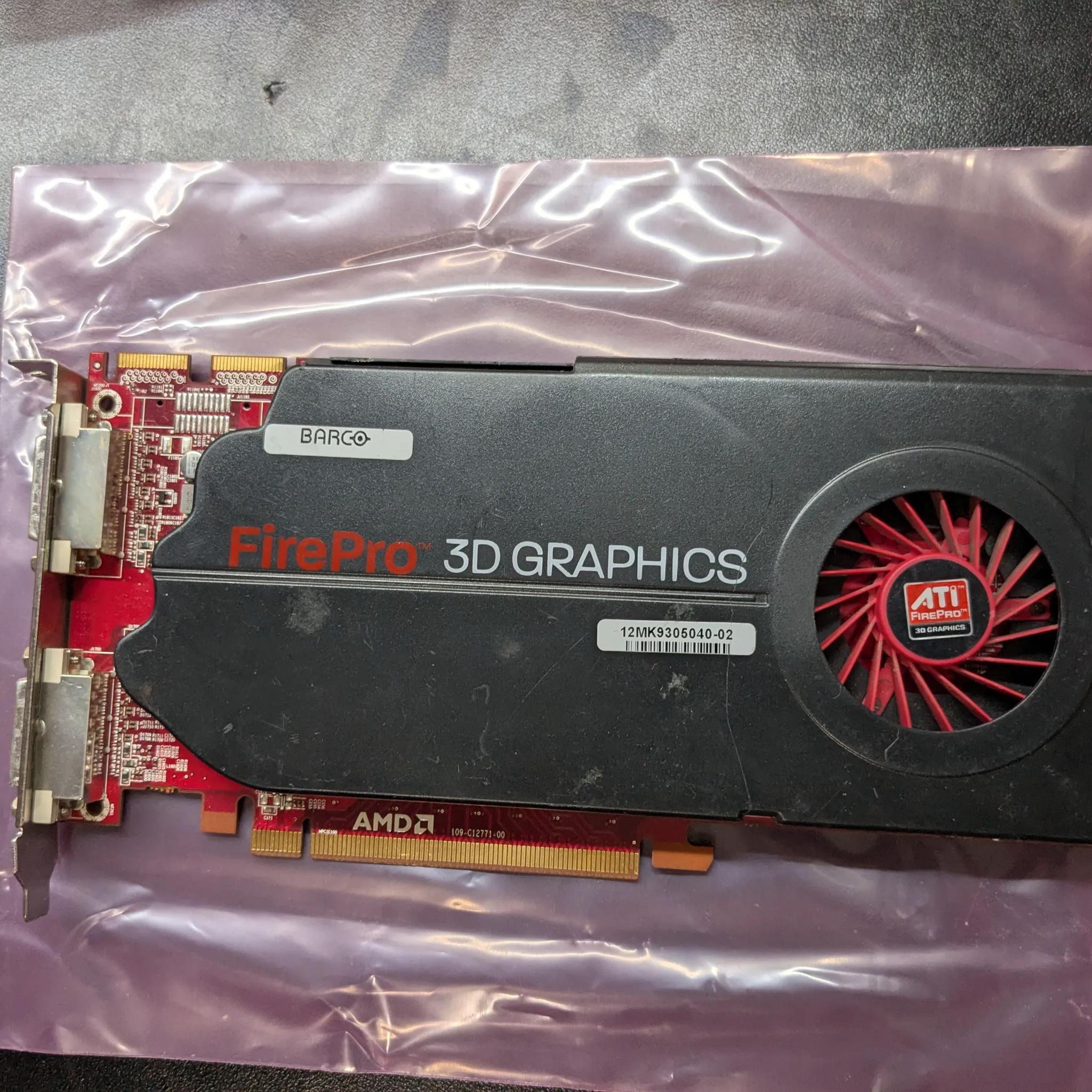 Barco MXRT 5450 / ATI FirePro V5800 DVI - tested - 1GB GDDR5 retro gaming