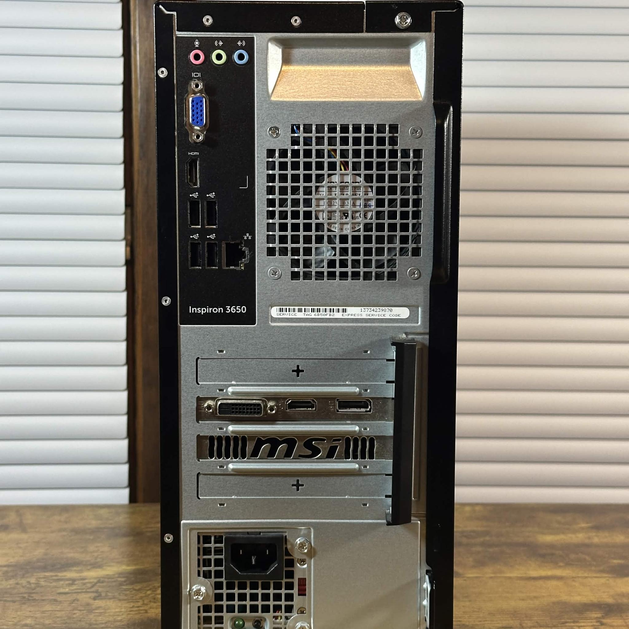 GTX 1060 3GB | Intel i5 6400 | 16GB DDR3 | 512GB SSD | Win11 | WIFI | Ultra Budget Dell Gaming PC