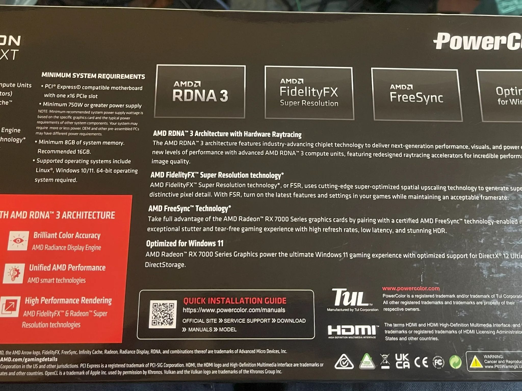 Power Color Radeon RX 7900 XT 20GB